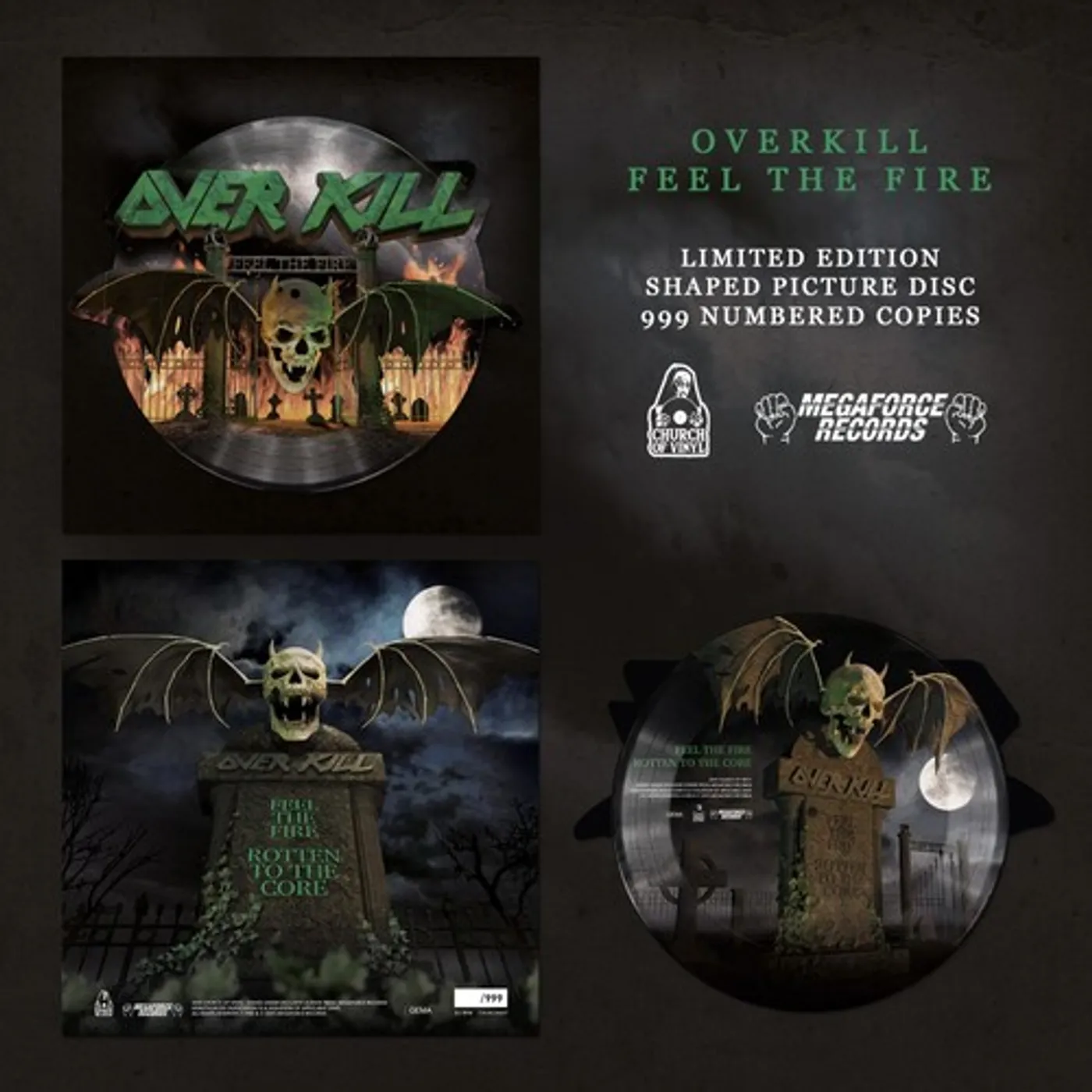Overkill Feel the Fire Vinyl Record