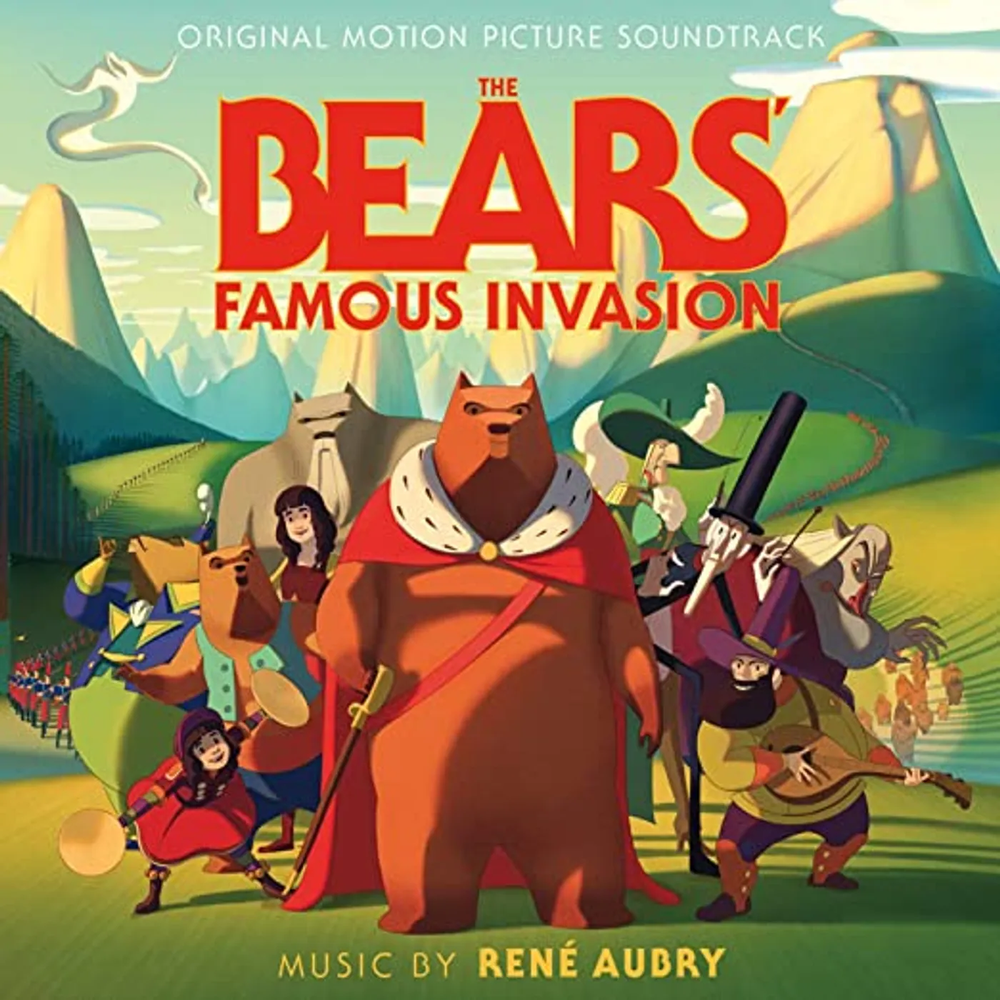 René Aubry BEAR'S FAMOUS INVASION OF SICILY / Original Soundtrack Vinyl Record