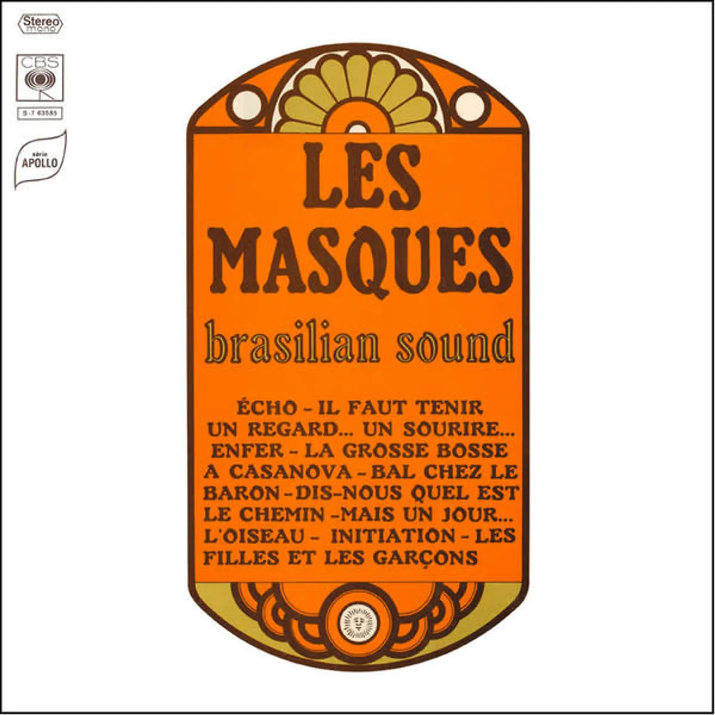 Masques Brasilian Sound Vinyl Record
