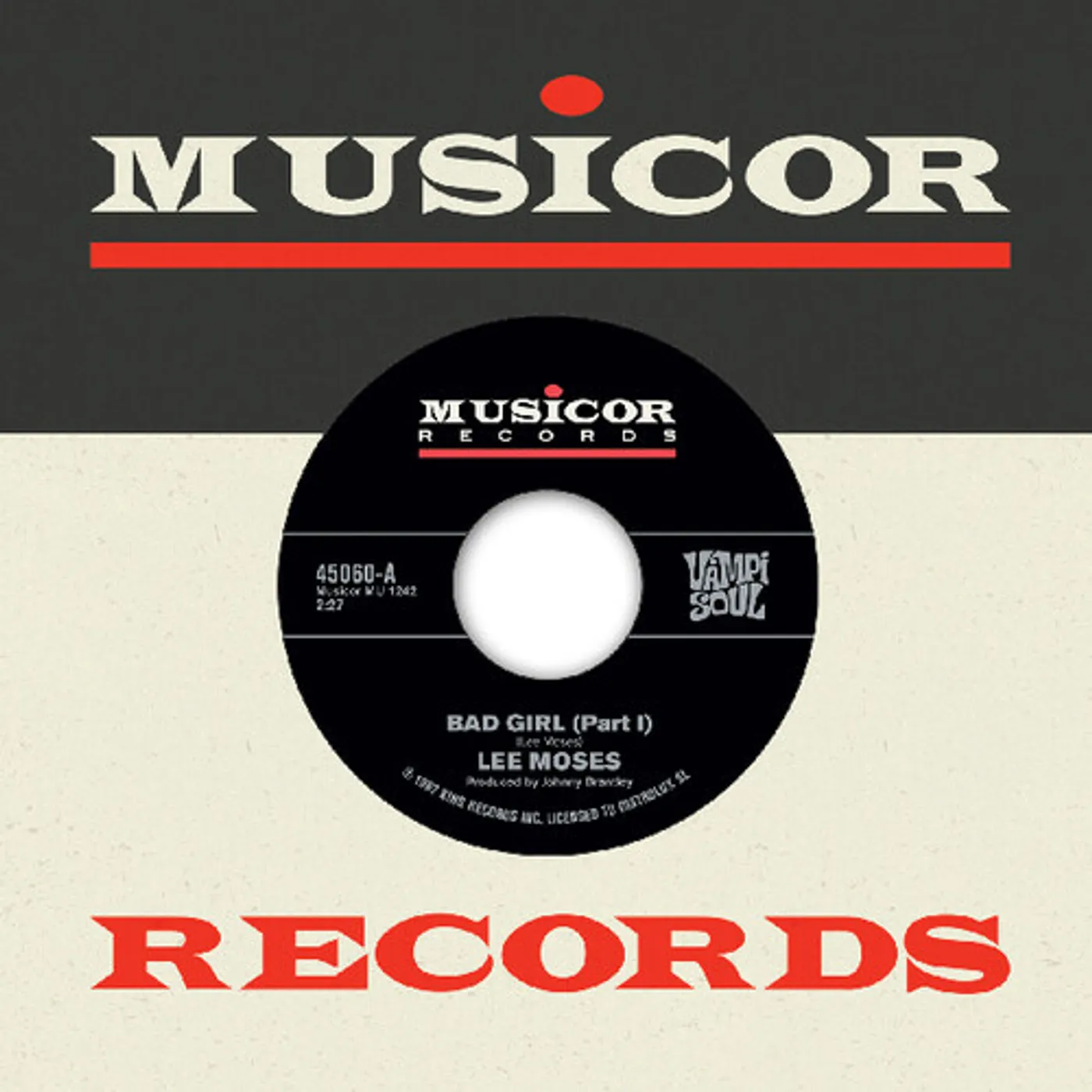 Lee Moses BAD GIRL PART I / BAD GIRL PART II Vinyl Record