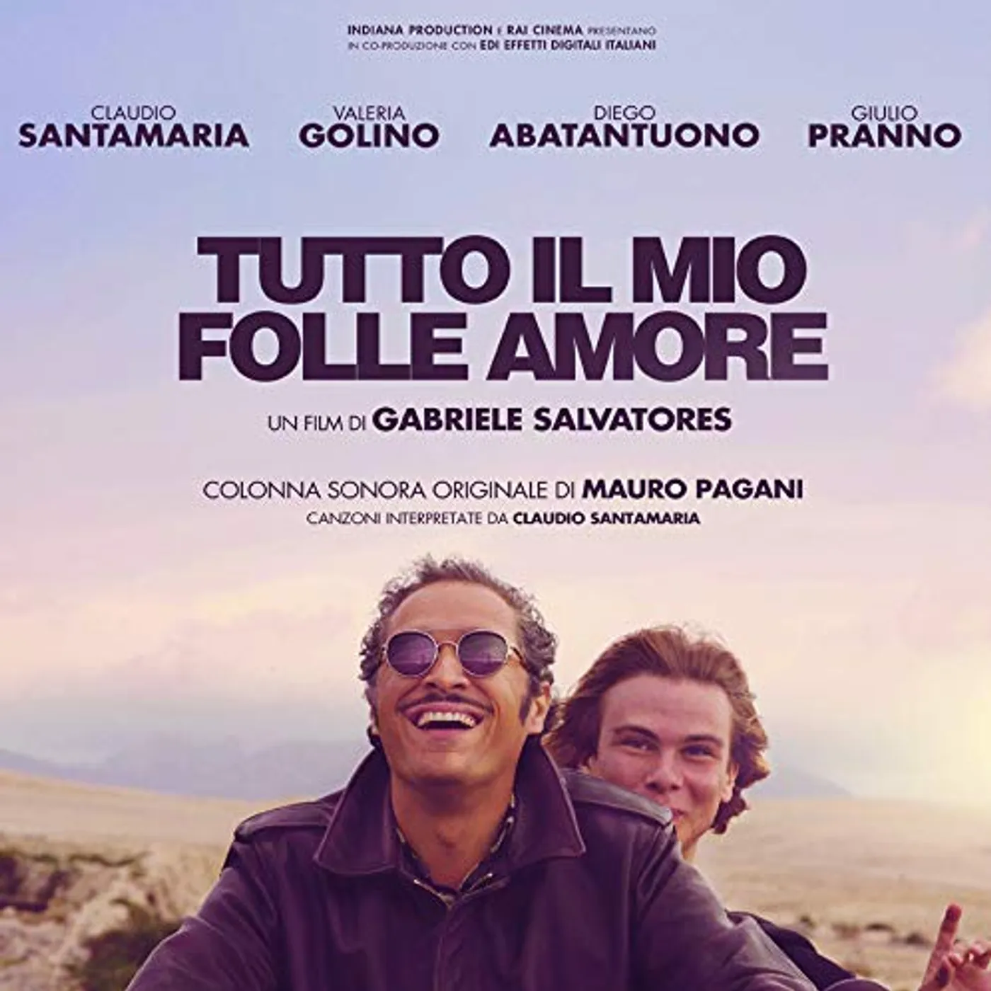 Mauro Pagani TUTTO IL MIO FOLLE AMORE / Original Soundtrack Vinyl Record