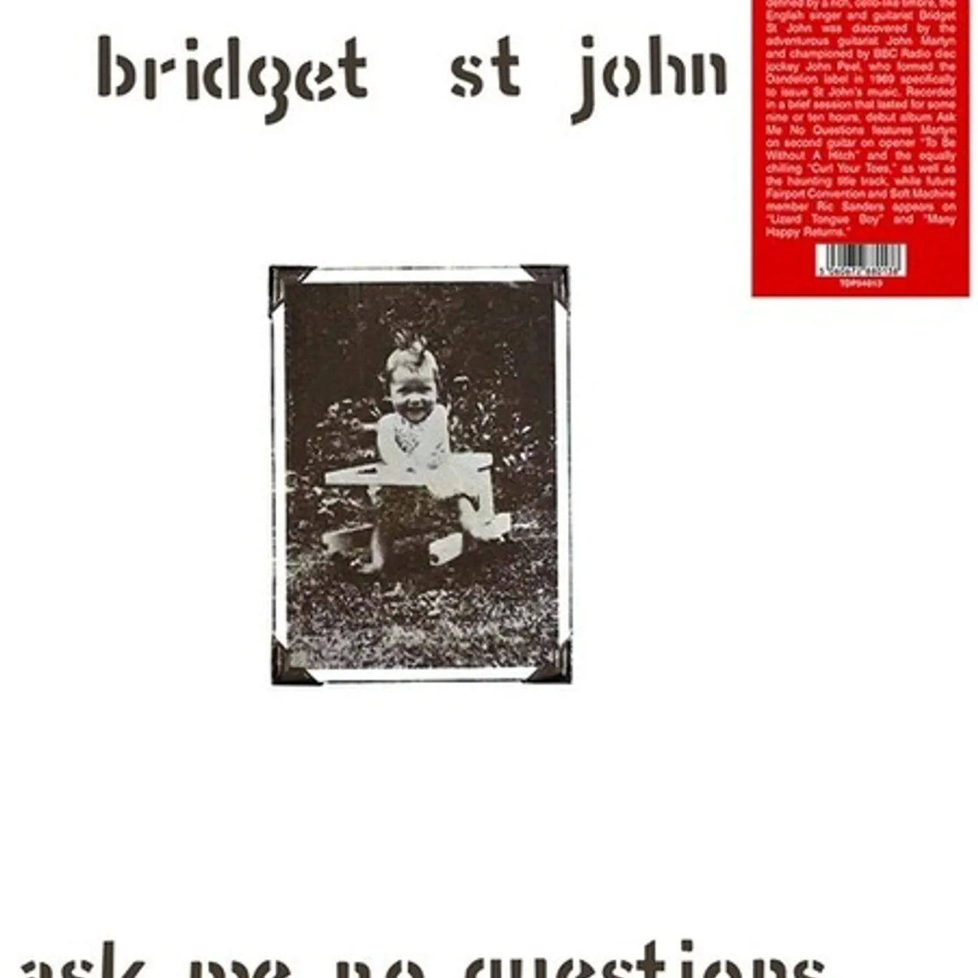 Bridget St John Ask Me No Questions Vinyl Record