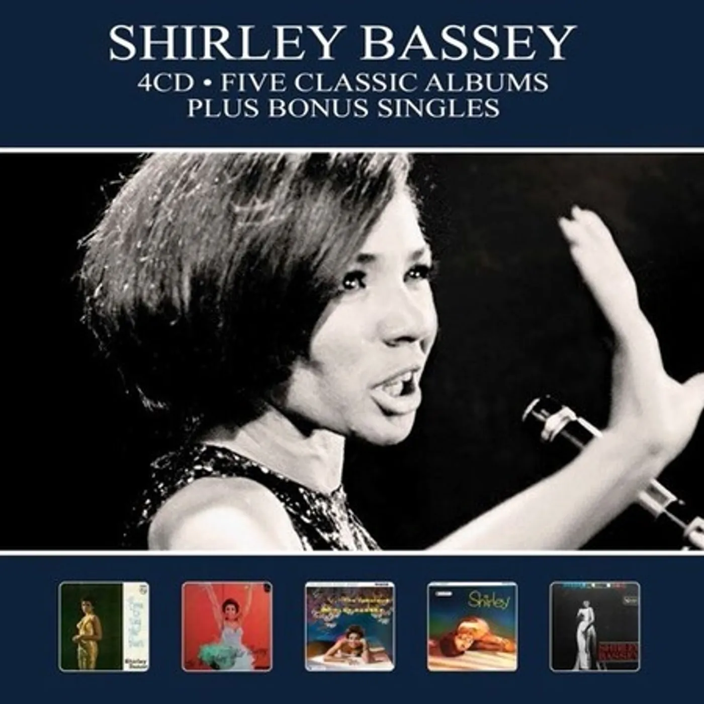 Shirley Bassey FIVE CLASSIC ALBUMS PLUS BONUS SINGLES CD