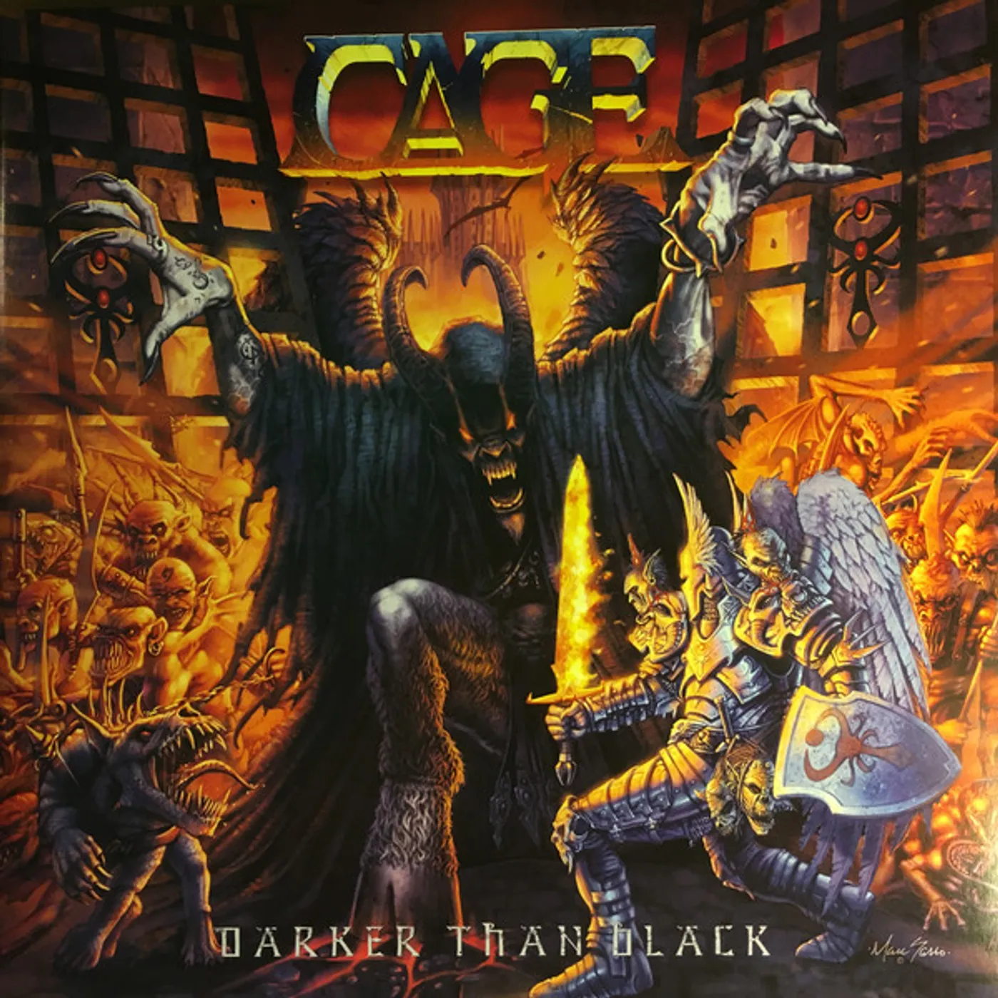 Cage DARKER THAN BLACK (RED VINYL) Vinyl Record