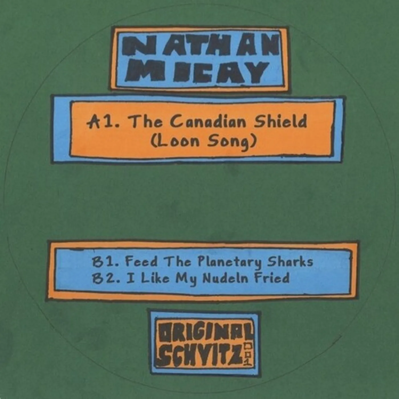 Nathan Micay Original Schvitz 001 Vinyl Record