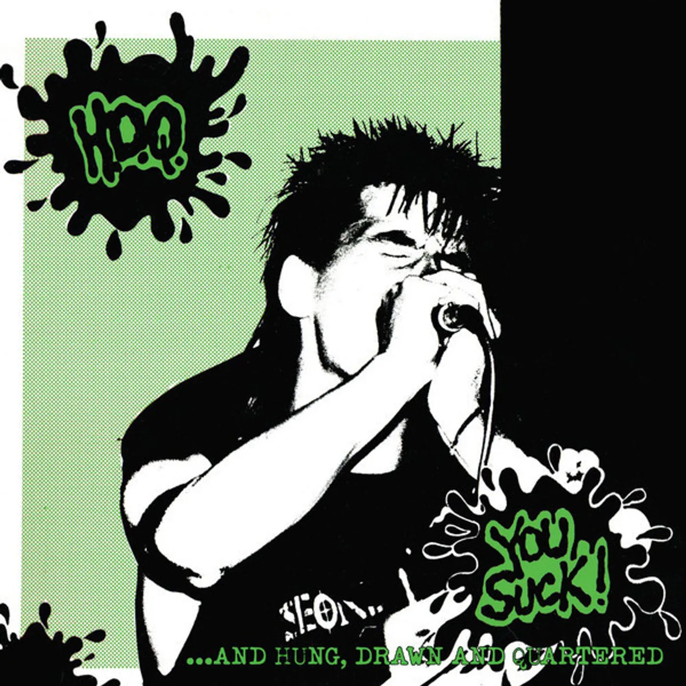 HDQ YOU SUCK / HUNG DRAWN & QUARTERED Vinyl Record