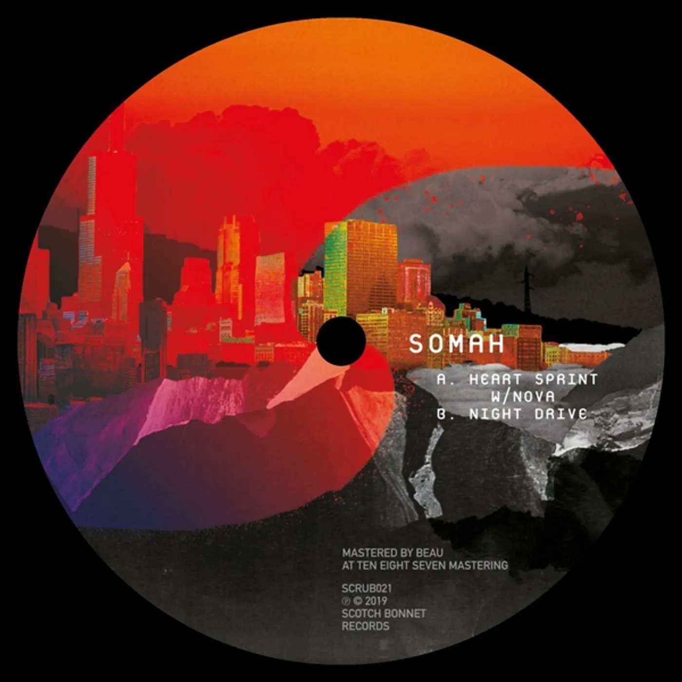 Somah HEART SPRINT / NIGHT DRIVE Vinyl Record