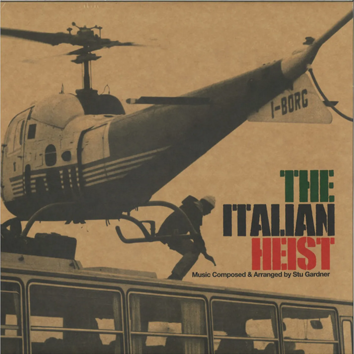 Stu Gardner ITALIAN HEIST / Original Soundtrack Vinyl Record