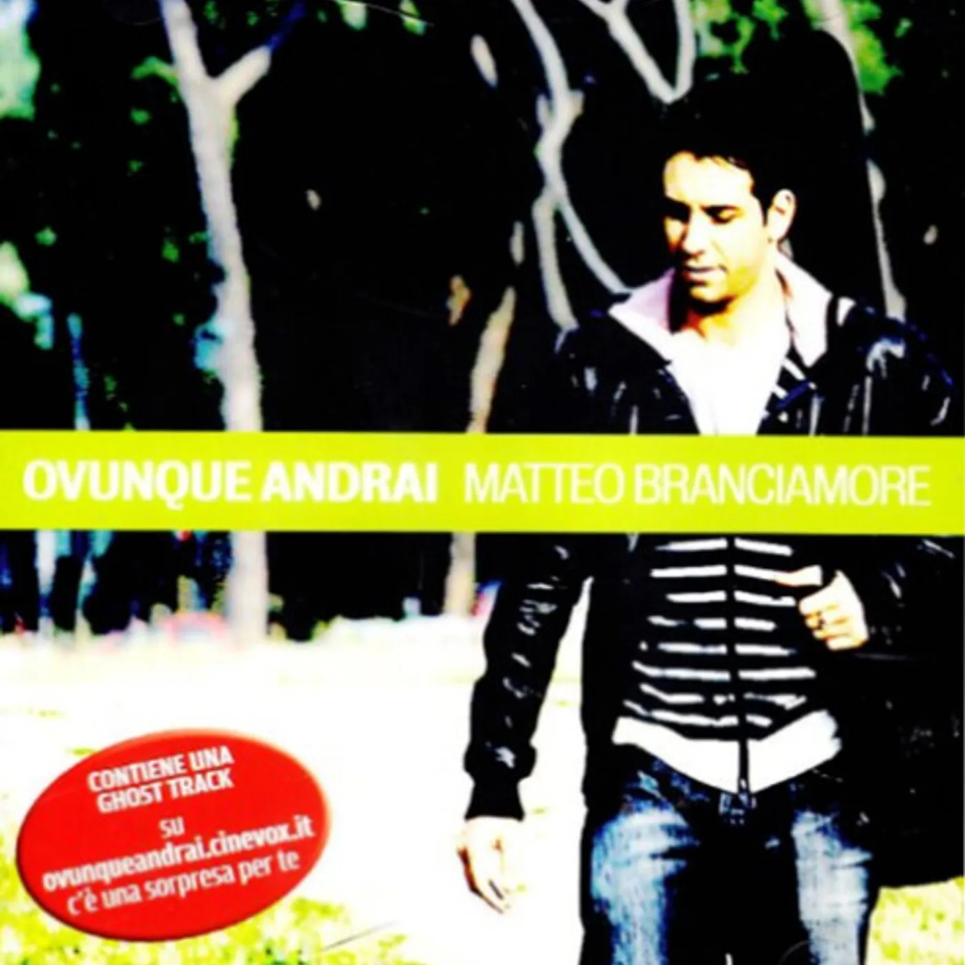 Matteo Branciamore OVUNQUE ANDRAI / Original Soundtrack CD