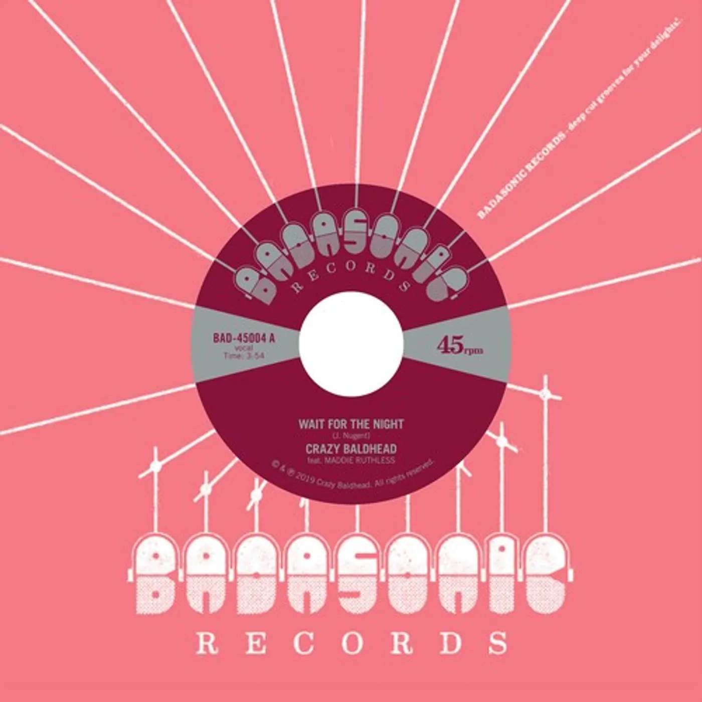 Crazy Baldhead Wait for the Night Vinyl Record