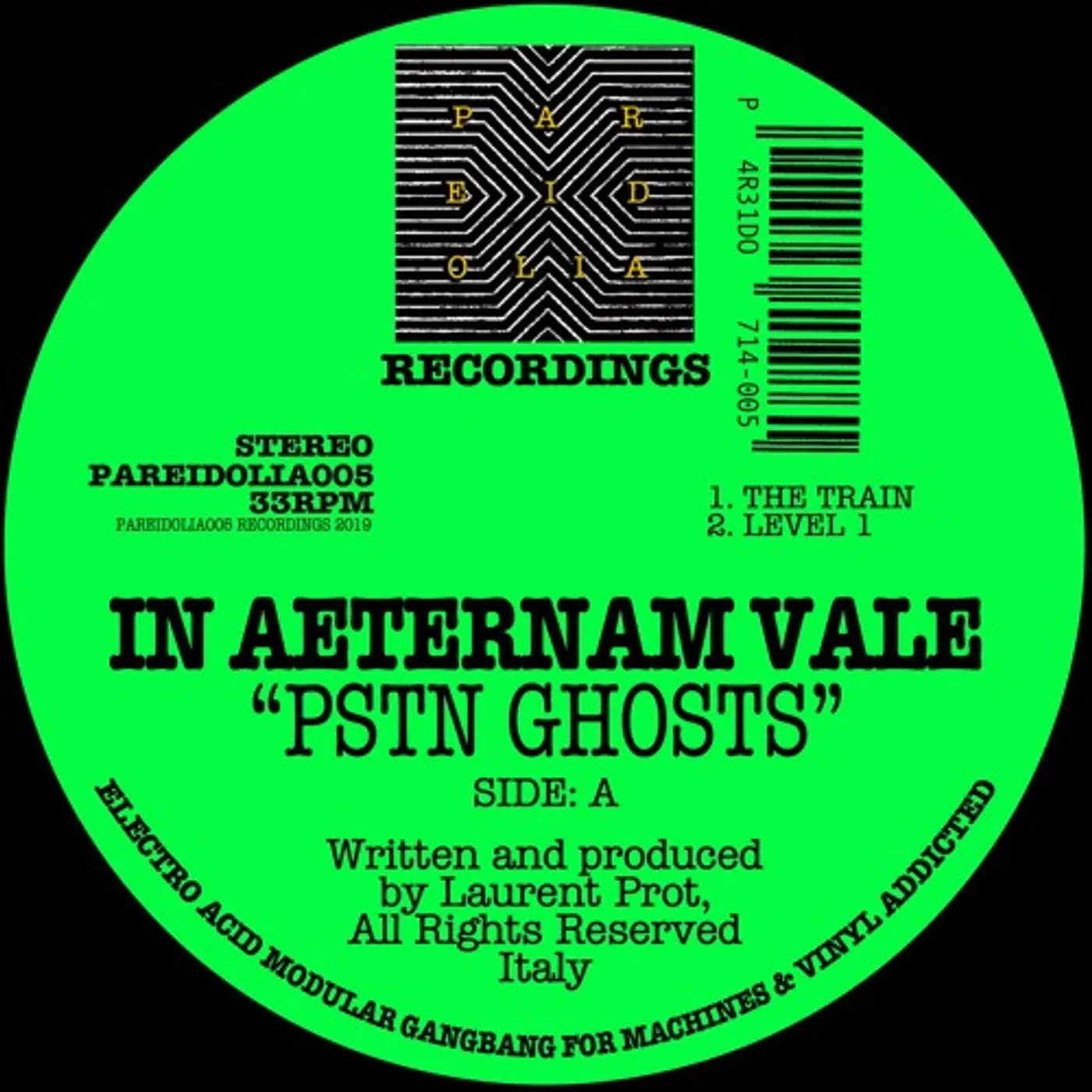 In Aeternam Vale PSTN Ghosts Vinyl Record