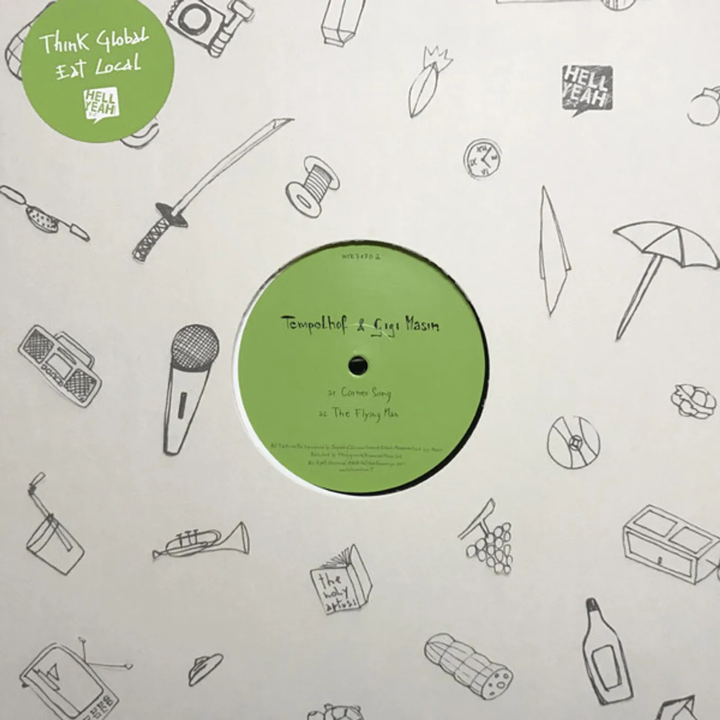 Tempelhof & Gigi Masin CORNER SONG Vinyl Record
