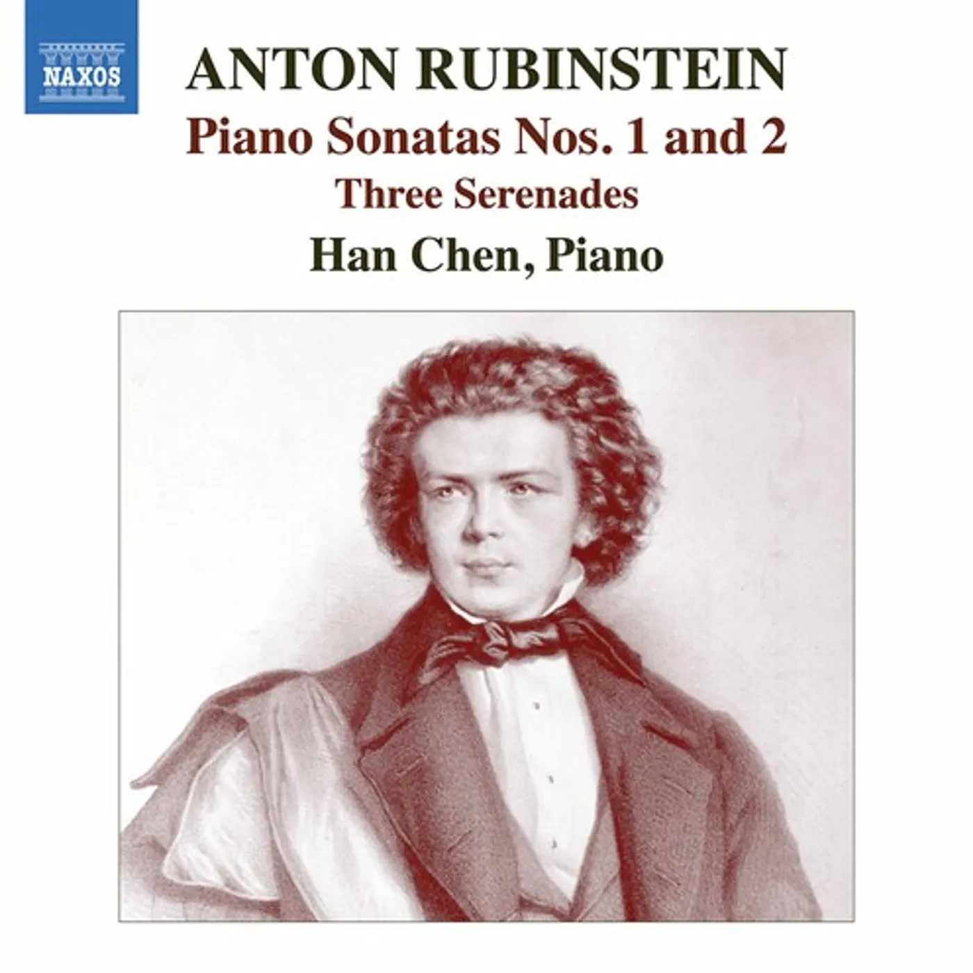 Han Chen RUBINSTEIN: PIANO SONATAS NOS. 1 & 2; 3 SERENADES CD