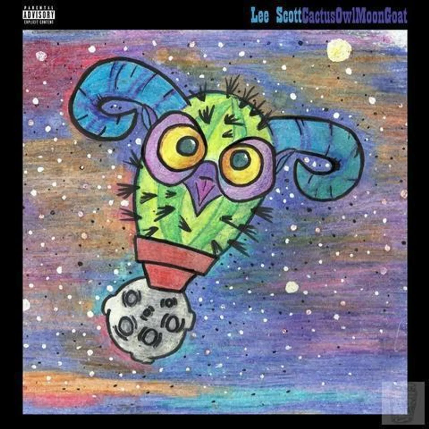 Lee Scott 'CactusOwlMoonGoat' (Limited Edition Black 12" Vinyl)