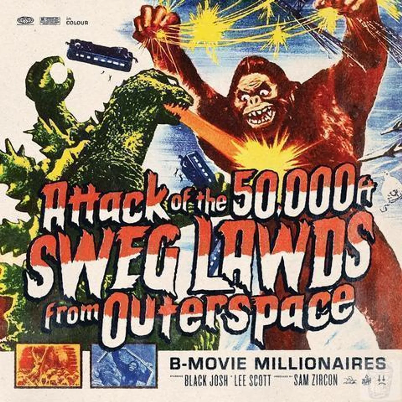 Black Josh & Lee Scott 'Attack of the 50,000 ft SWEG LAWDS from Outer Space' (Cassette)
