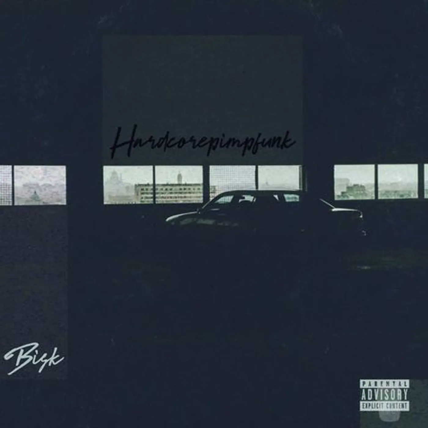Bisk 'Hardcorepimpfunk' (Limited Edition White/Black 12" Vinyl)