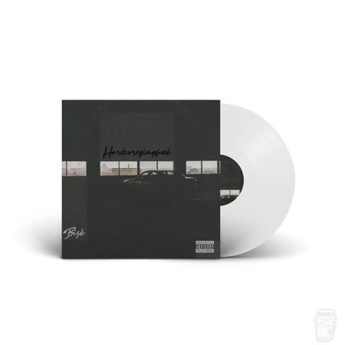 Bisk 'Hardcorepimpfunk' (Limited Edition White/Black 12" Vinyl)