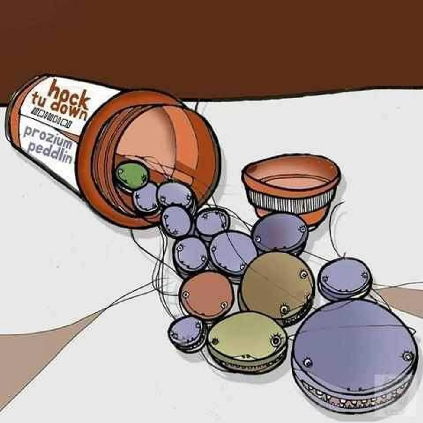 HOCK TU DOWN (Lee Scott/Reklews) Hock Tu Down 'Prozium Peddlin' (CD)