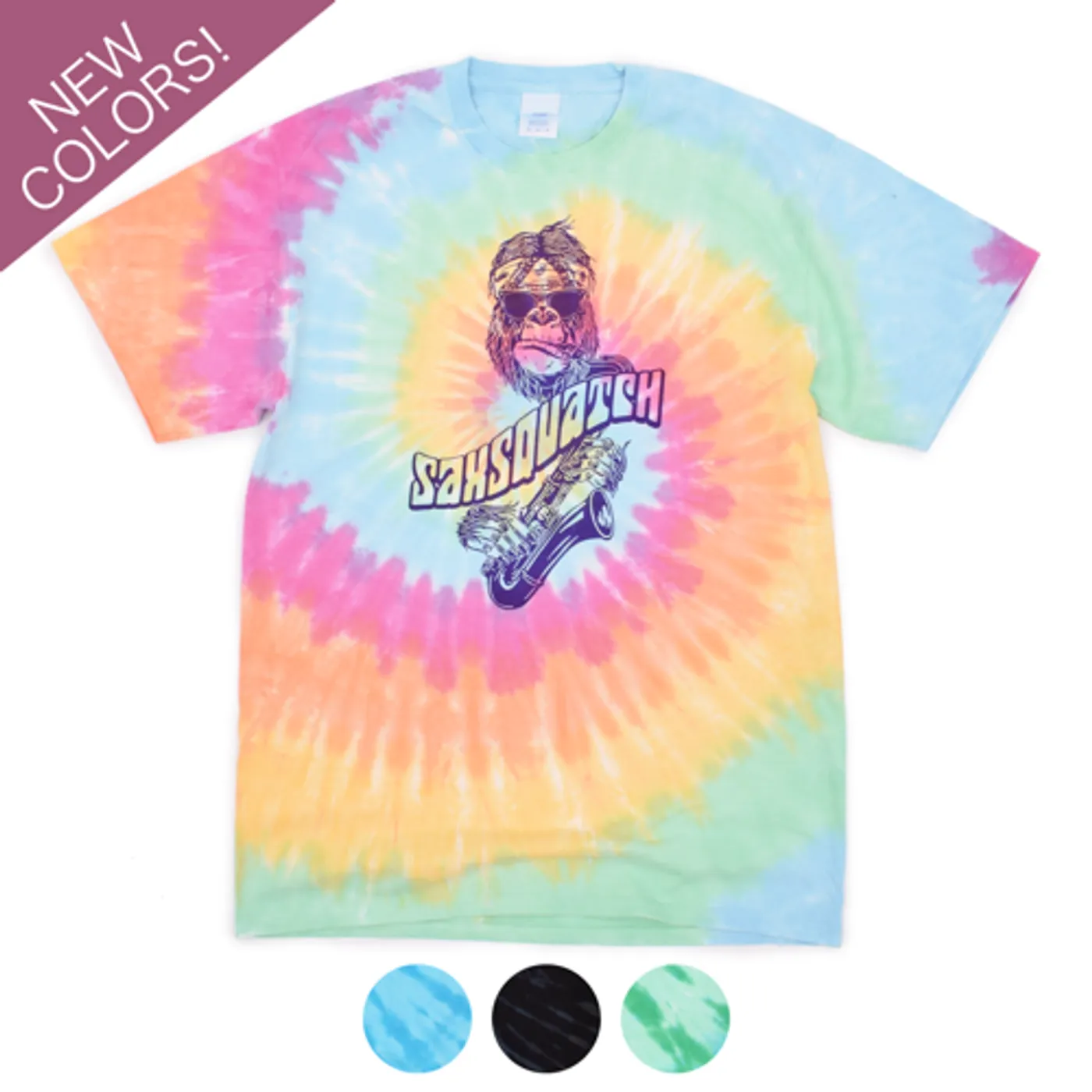 Saxsquatch Tie Dye