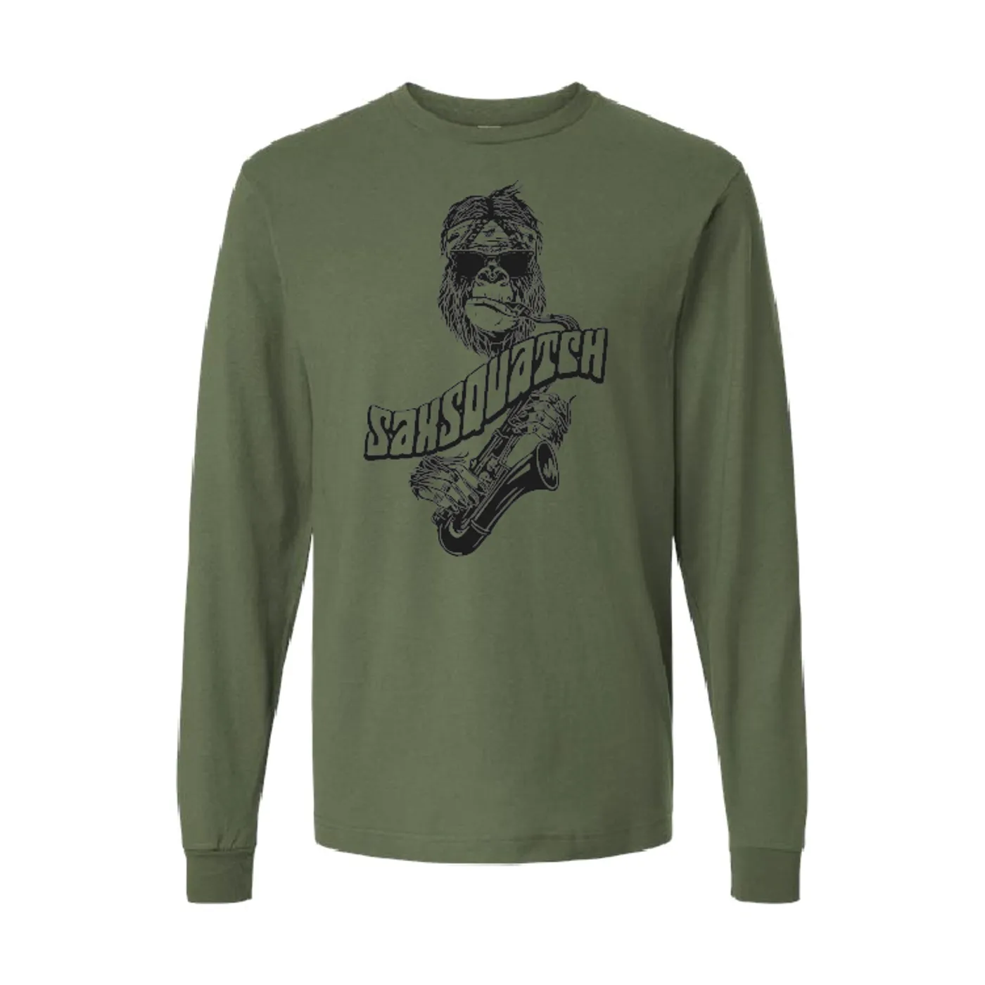 Saxsquatch Sax Army Long Sleeve