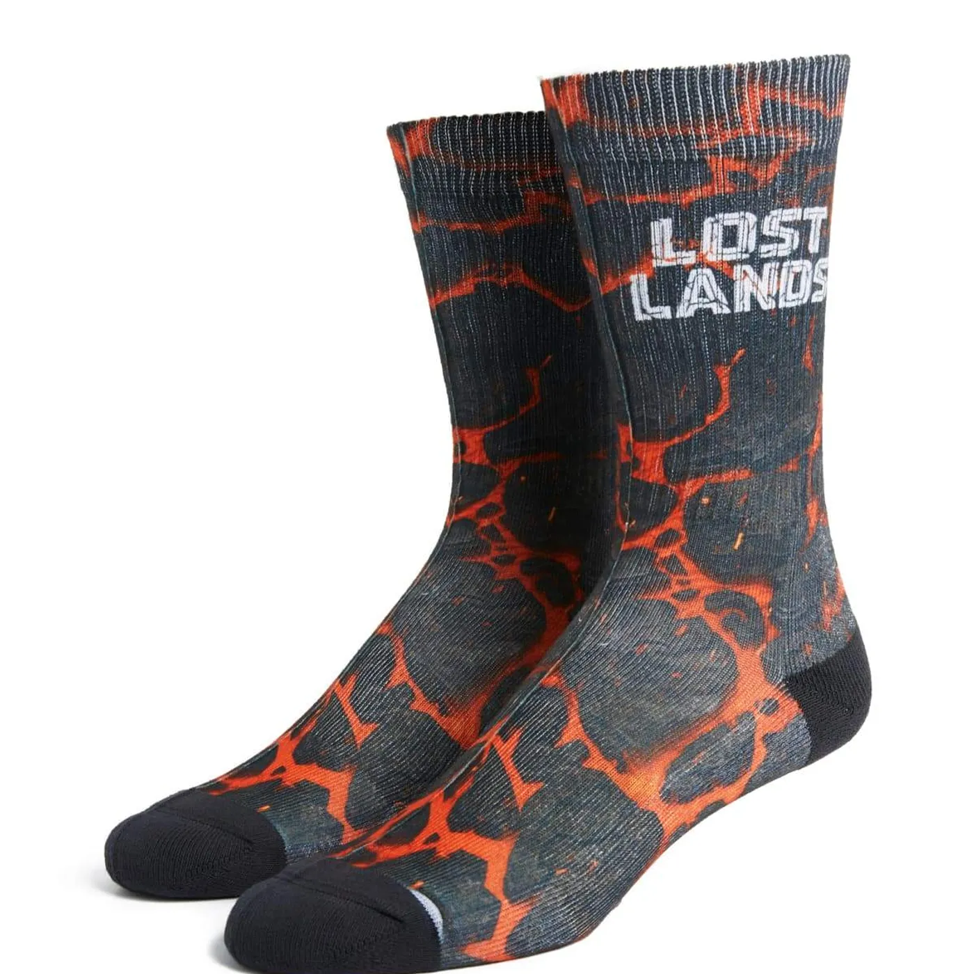 Excision Lost Lands 'Magma' Socks (Red)