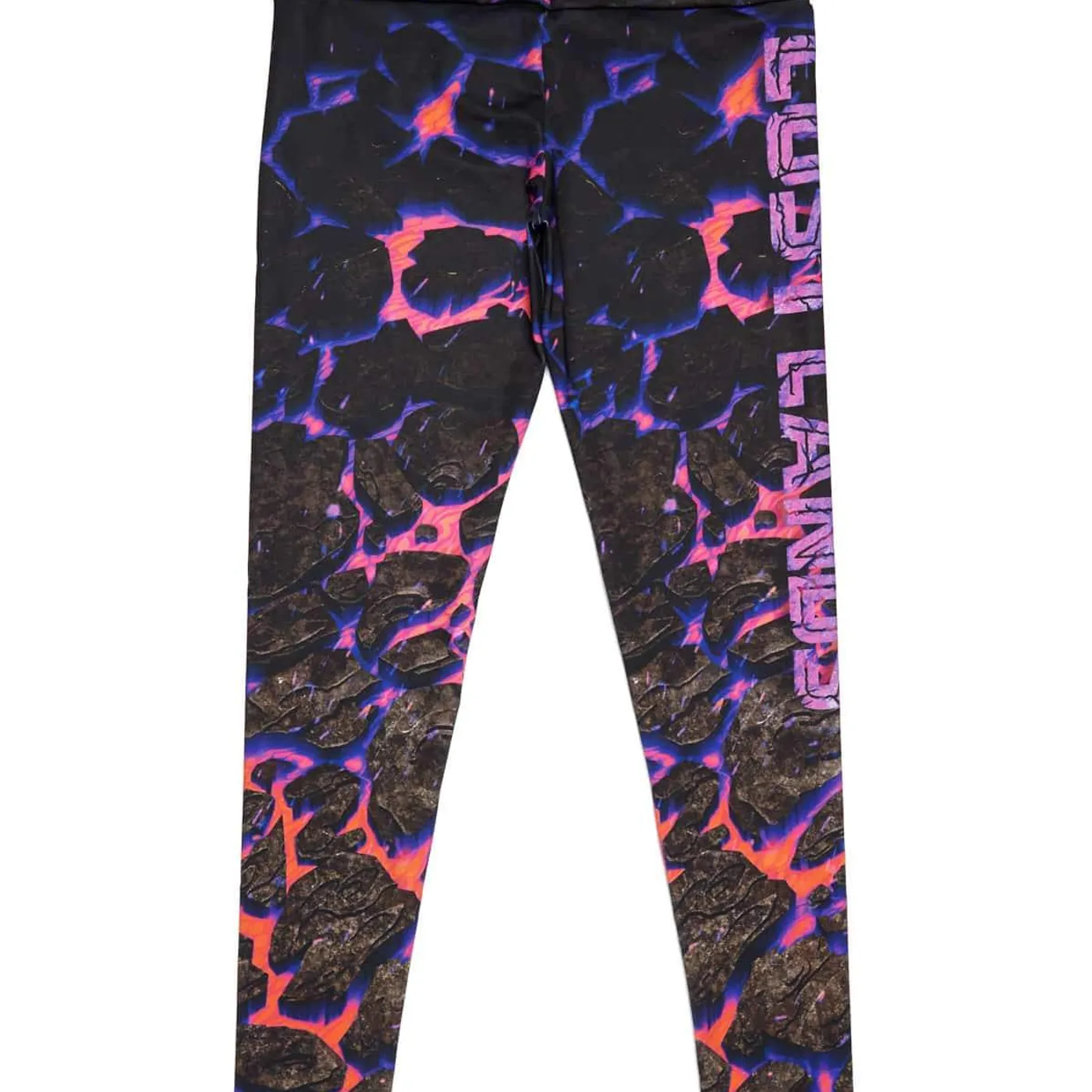 Excision Lost Lands 2018 'Magma' Leggings - Black/Pink/Orange
