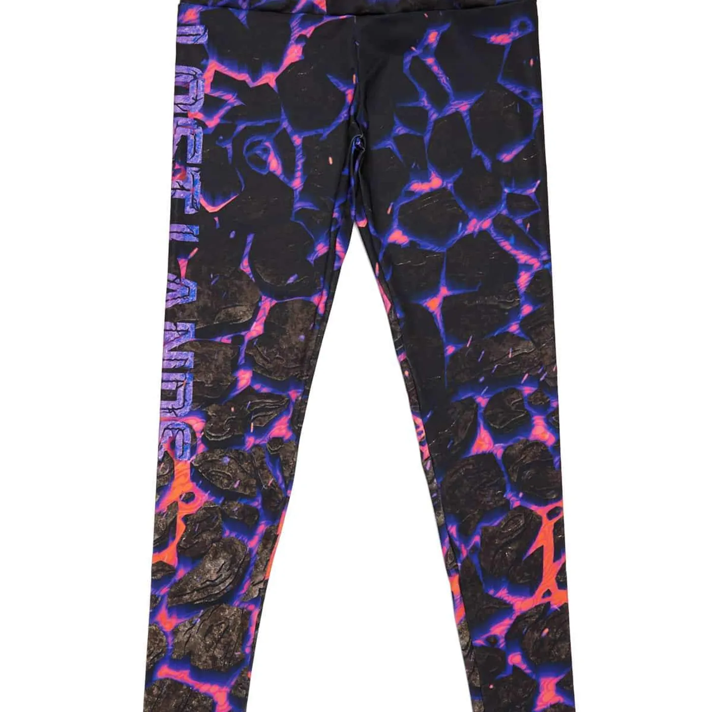 Excision Lost Lands 2018 'Magma' Leggings - Black/Pink/Orange