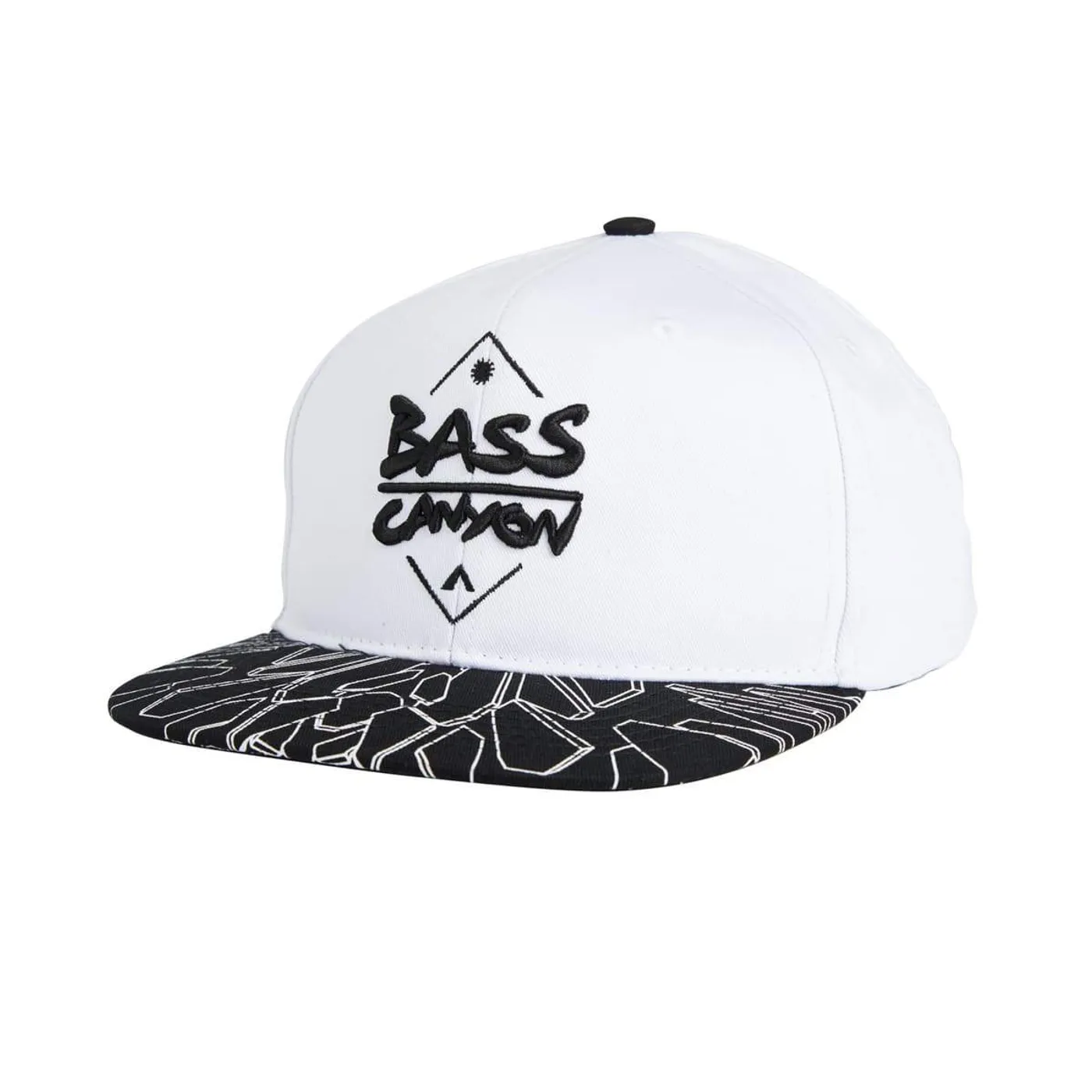 Excision Bass Canyon Snapback - White/Black