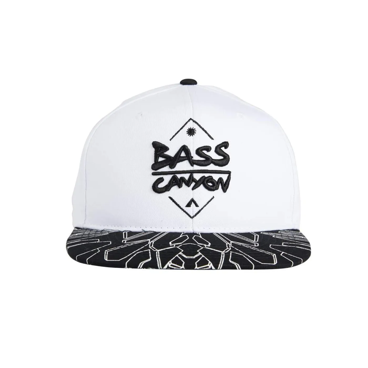 Excision Bass Canyon Snapback - White/Black