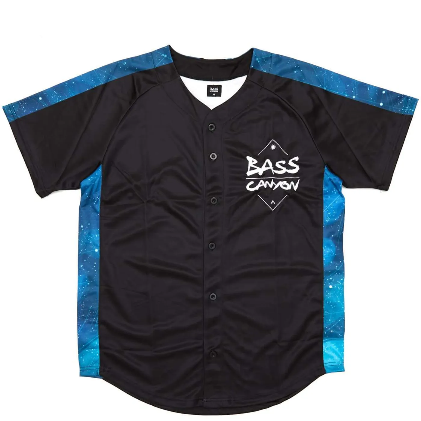 Excision 'Bass Canyon' Baseball Jersey - Black/Blue