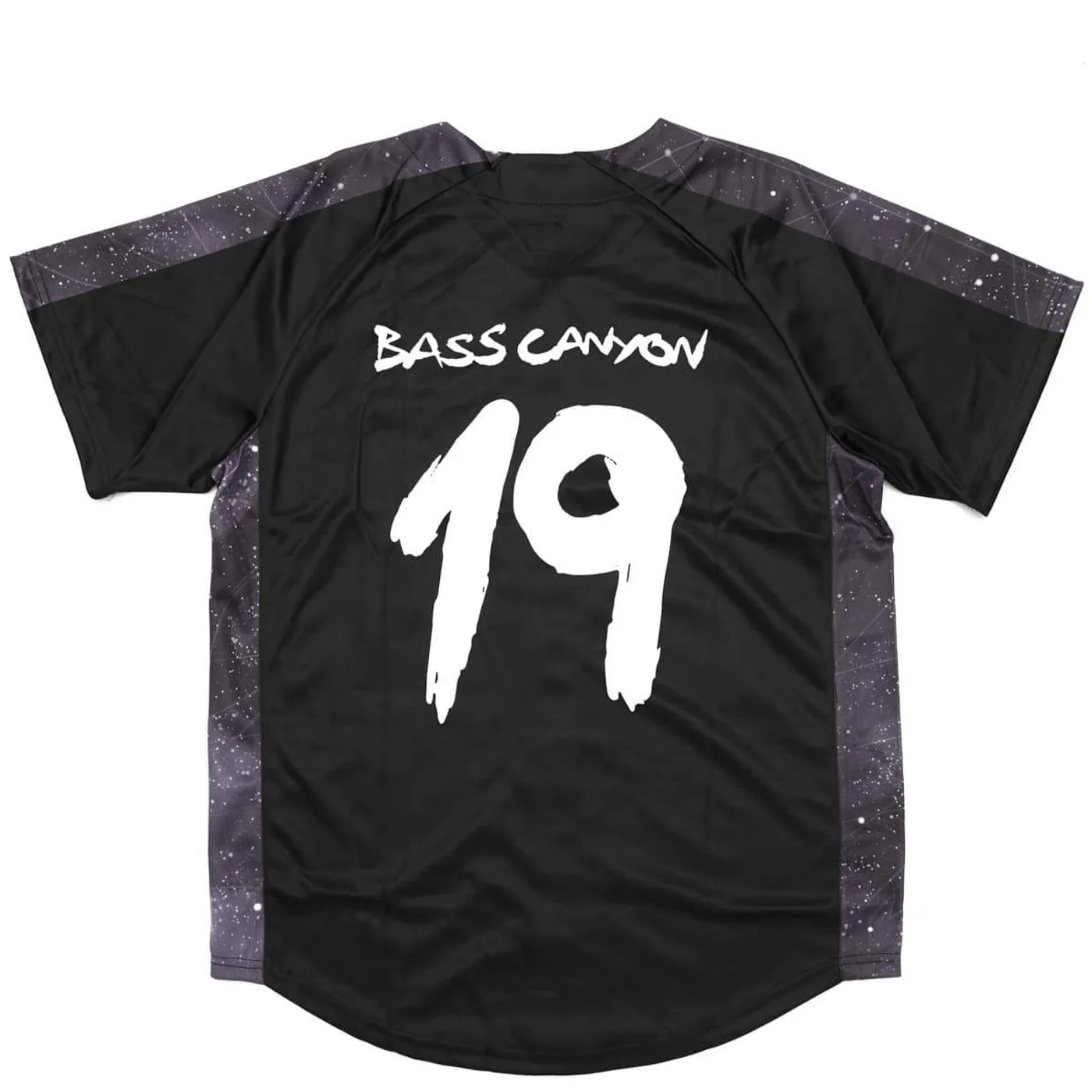 Excision 'Bass Canyon' Baseball Jersey - Black/Black