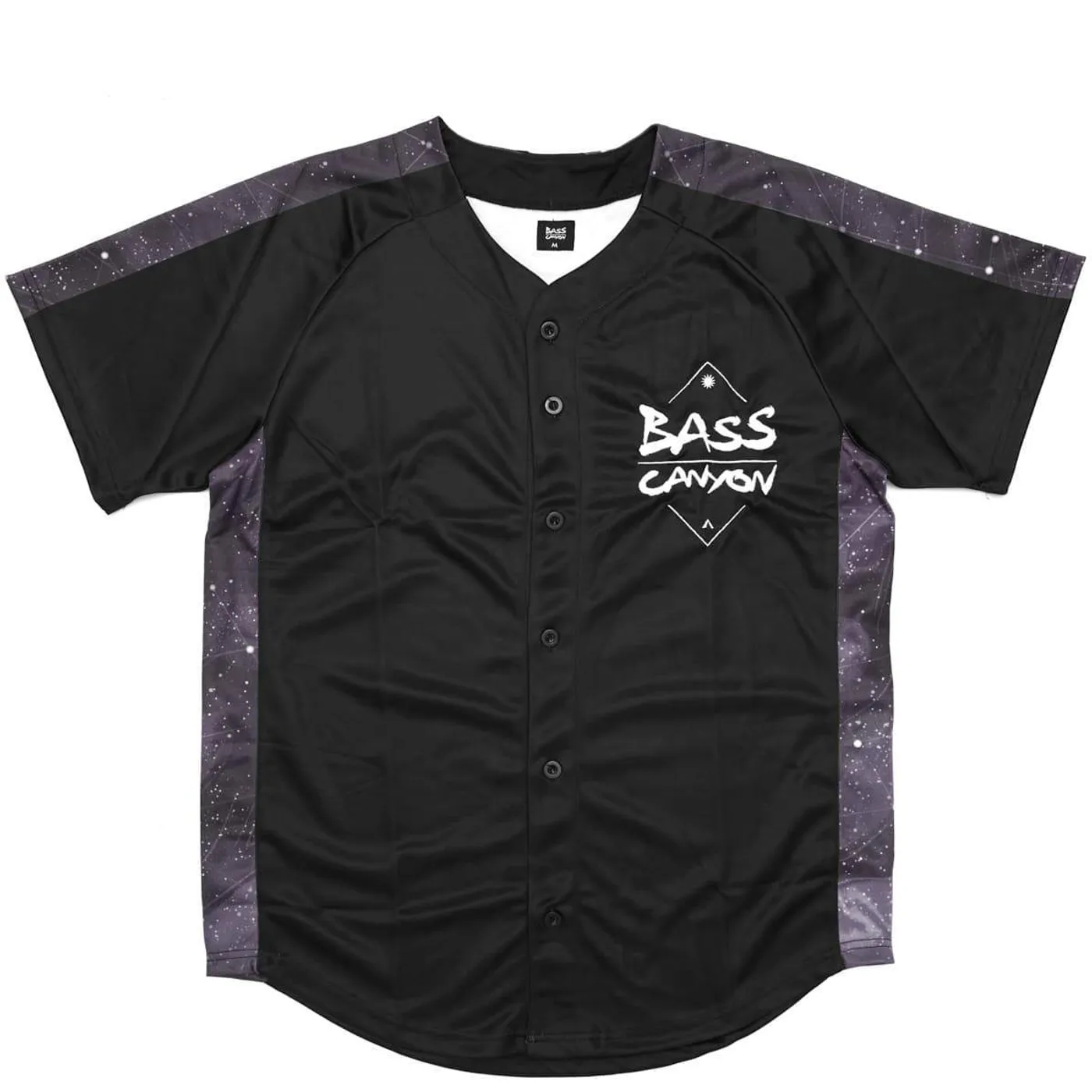 Excision 'Bass Canyon' Baseball Jersey - Black/Black