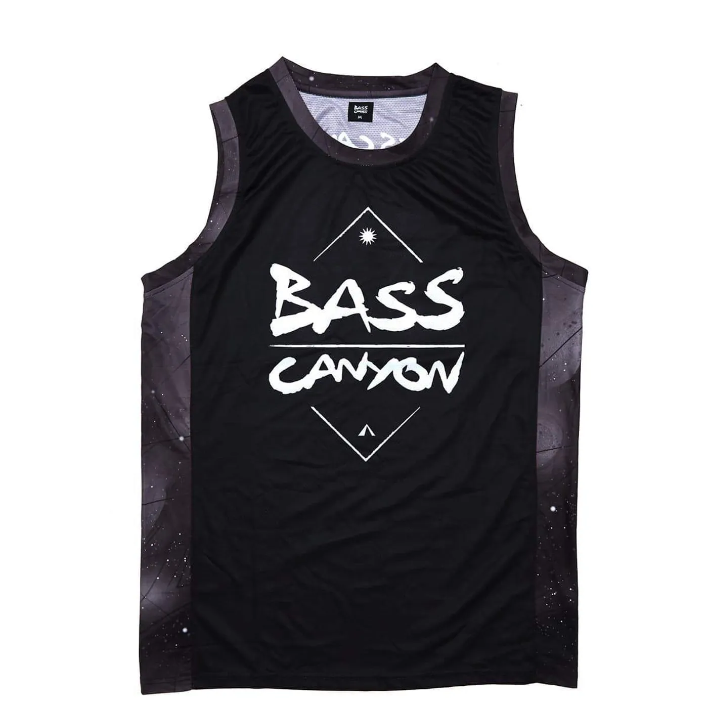 Excision 'Bass Canyon' Basketball Jersey - Black/Black