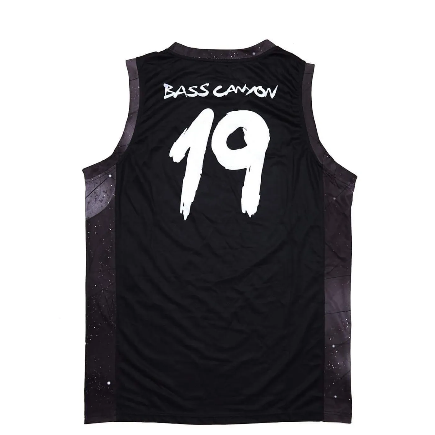 Excision 'Bass Canyon' Basketball Jersey - Black/Black