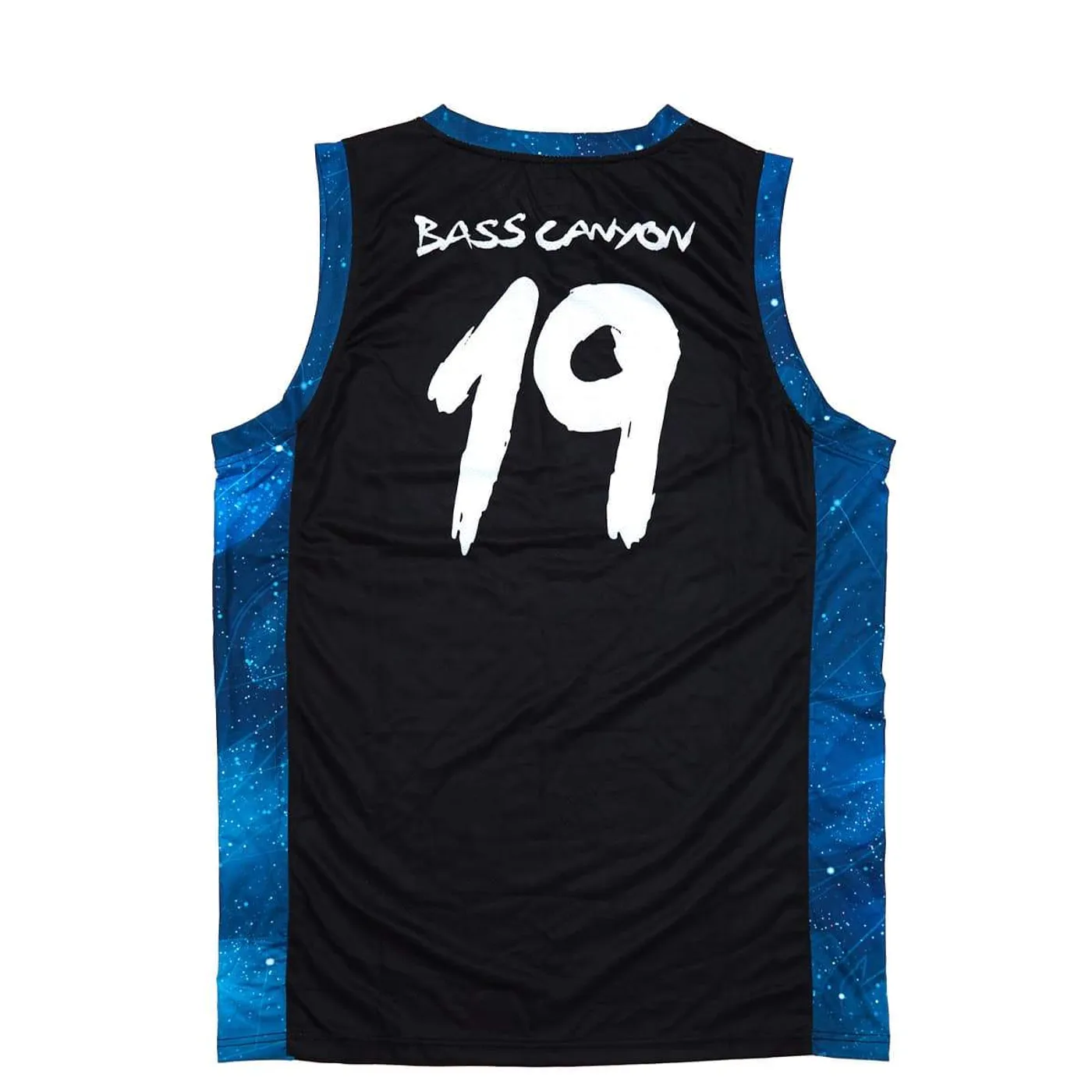 Excision 'Bass Canyon' Basketball Jersey - Black/Blue
