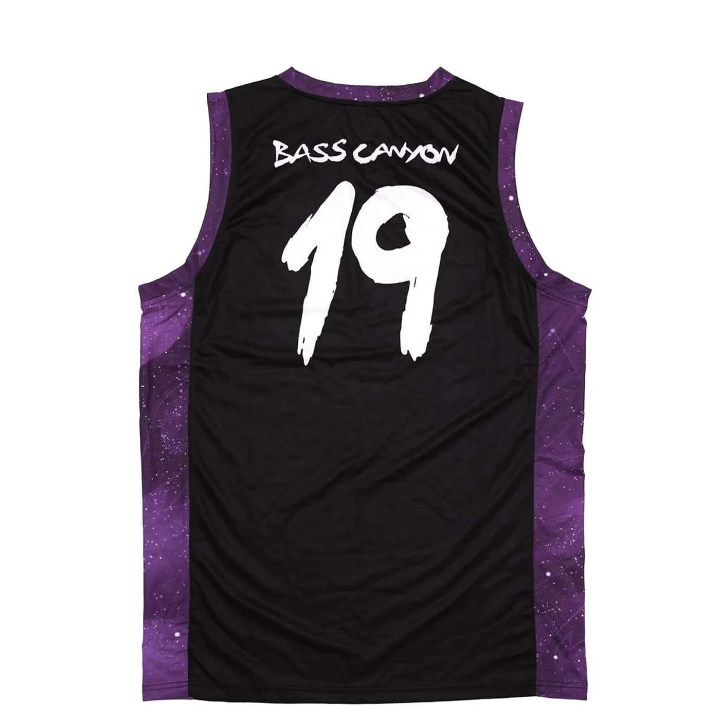 Excision 'Bass Canyon' Basketball Jersey - Black/Purple