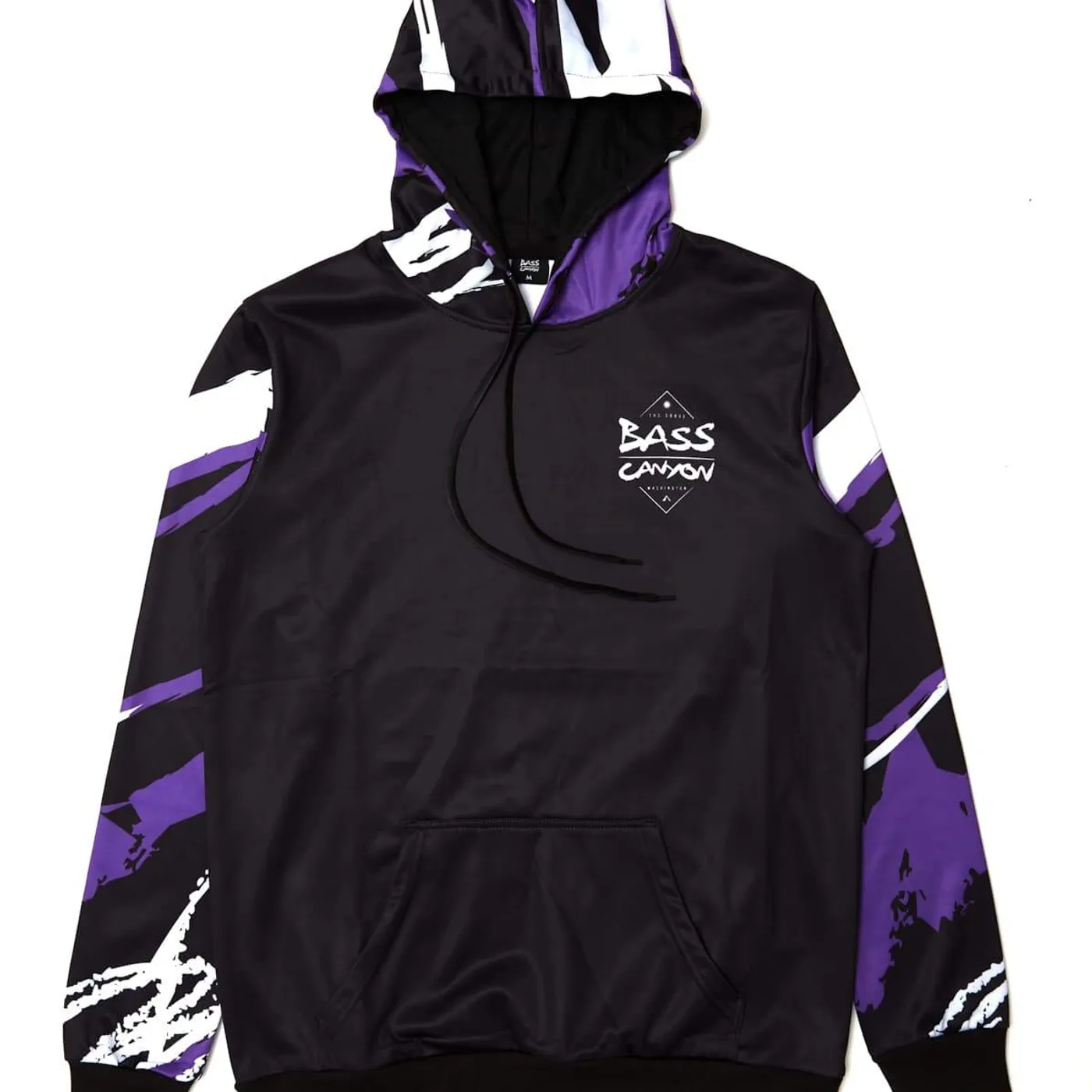 Excision Bass Canyon 'Swirls' Hoodie - Black/Purple/White