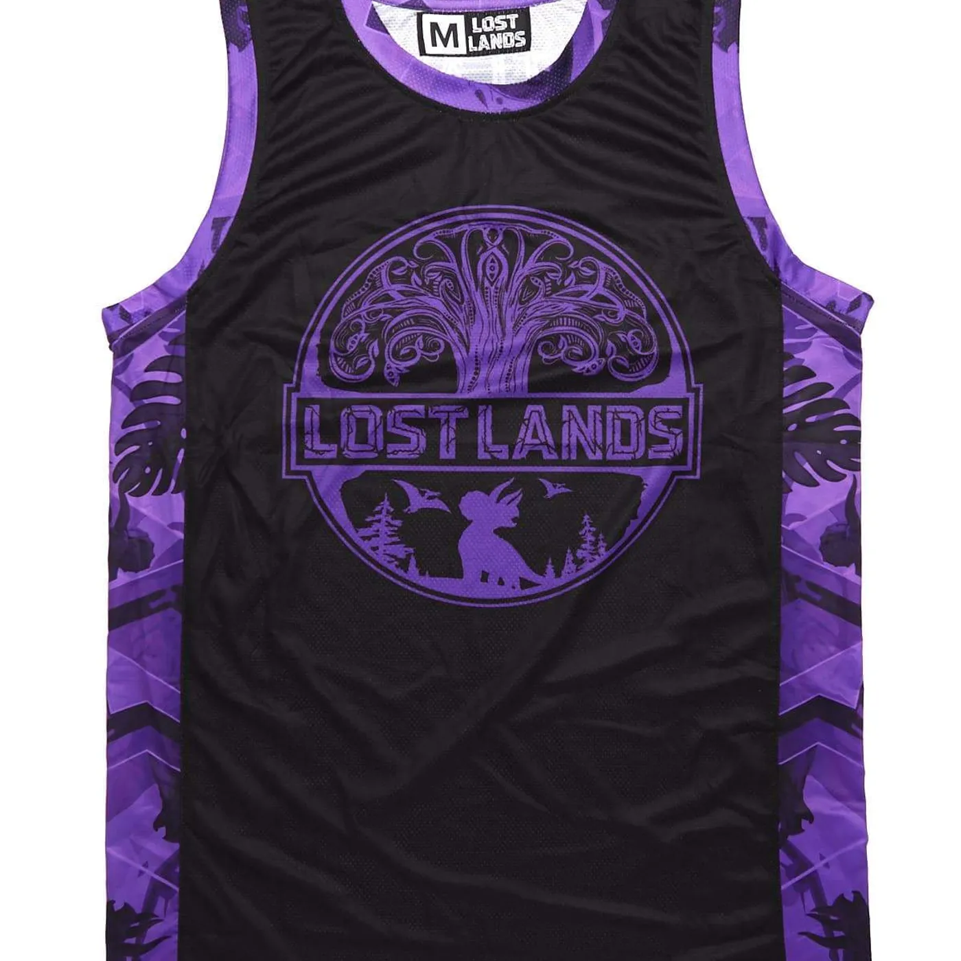 Excision 'Geo Foliage' Dye Sub Basketball Jersey - Purple