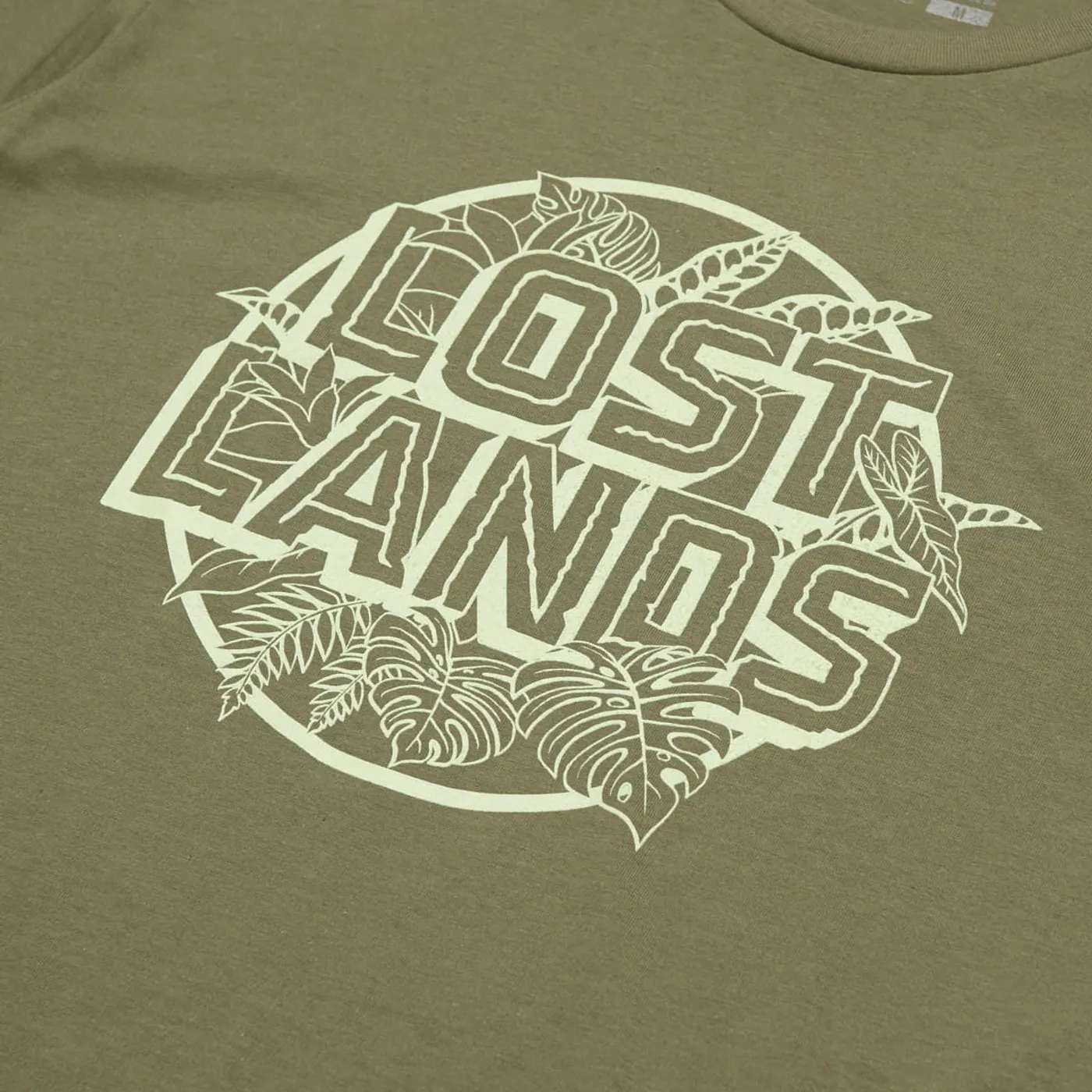 Excision Lost Lands 'Foliage' Unisex Tee - Army Green