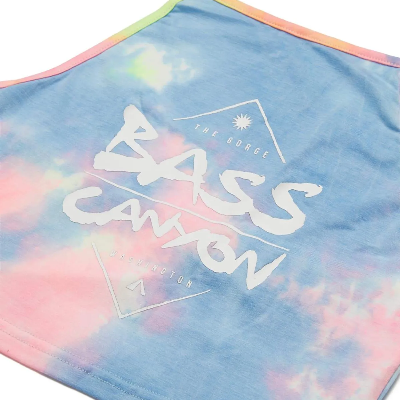 Excision Bass Canyon Tie Dye Halter Top - Rainbow