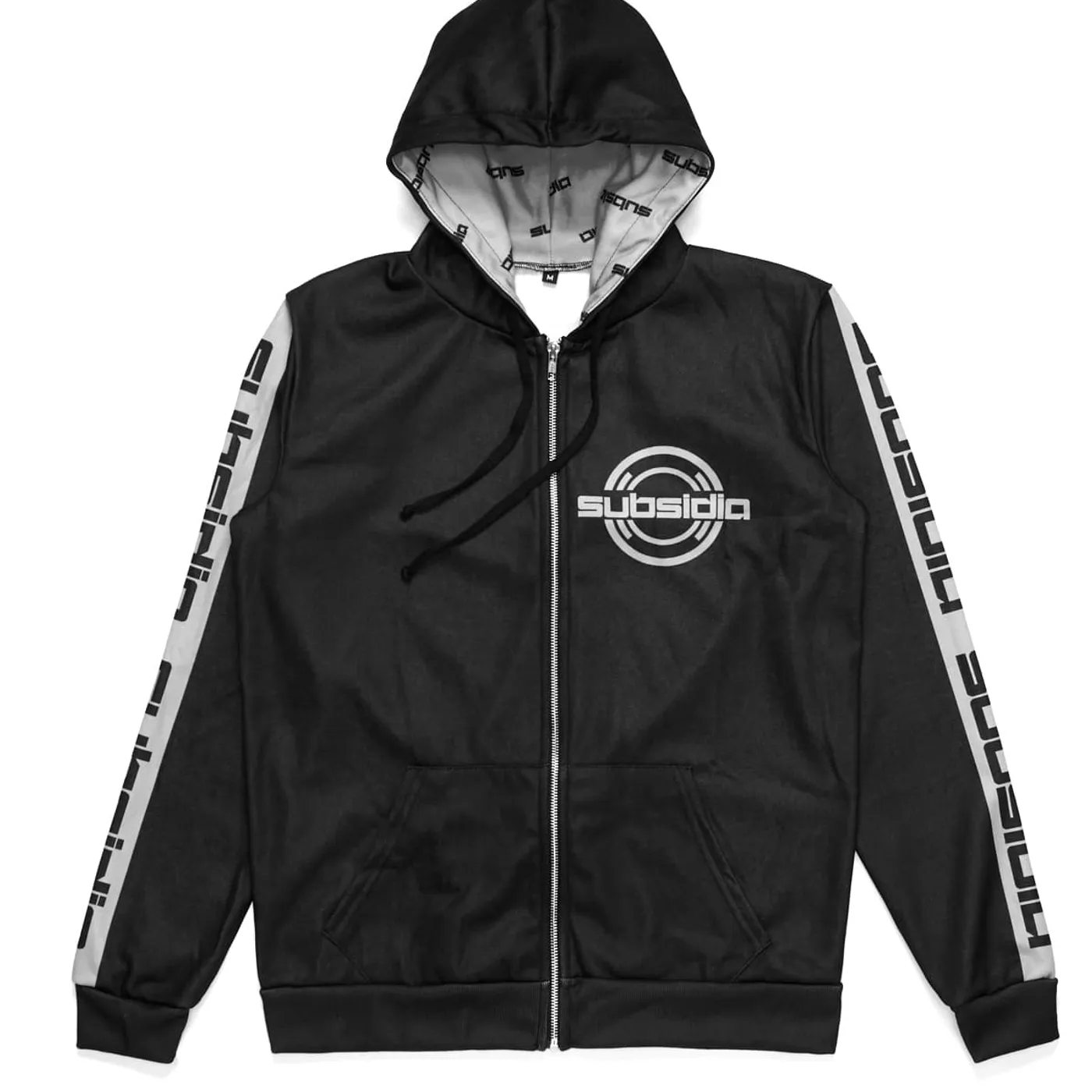 Excision 'Subsidia' Dye Sub Zip Hoodie - White