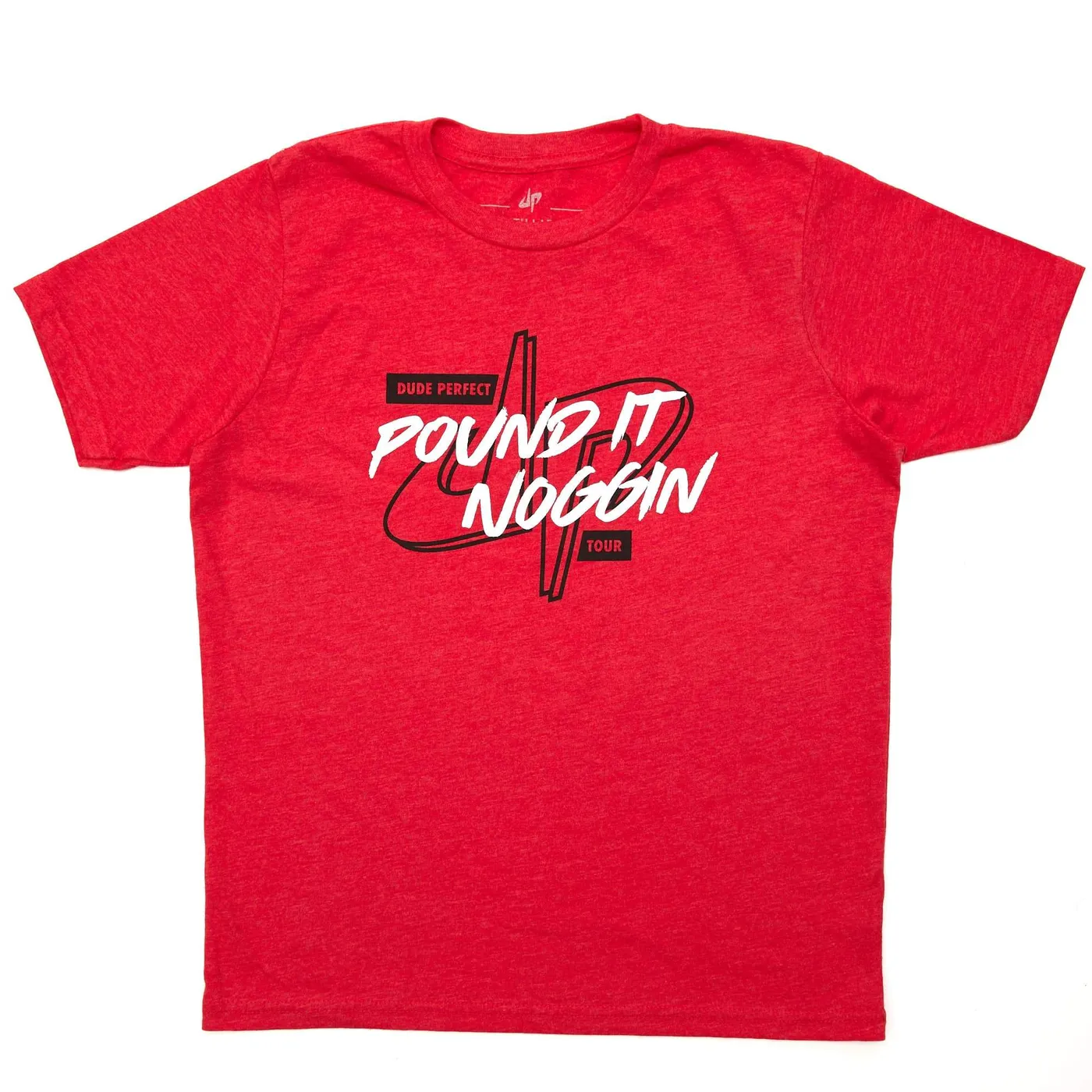 Dude Perfect Pound It Noggin Tour 2019 Tee // Red