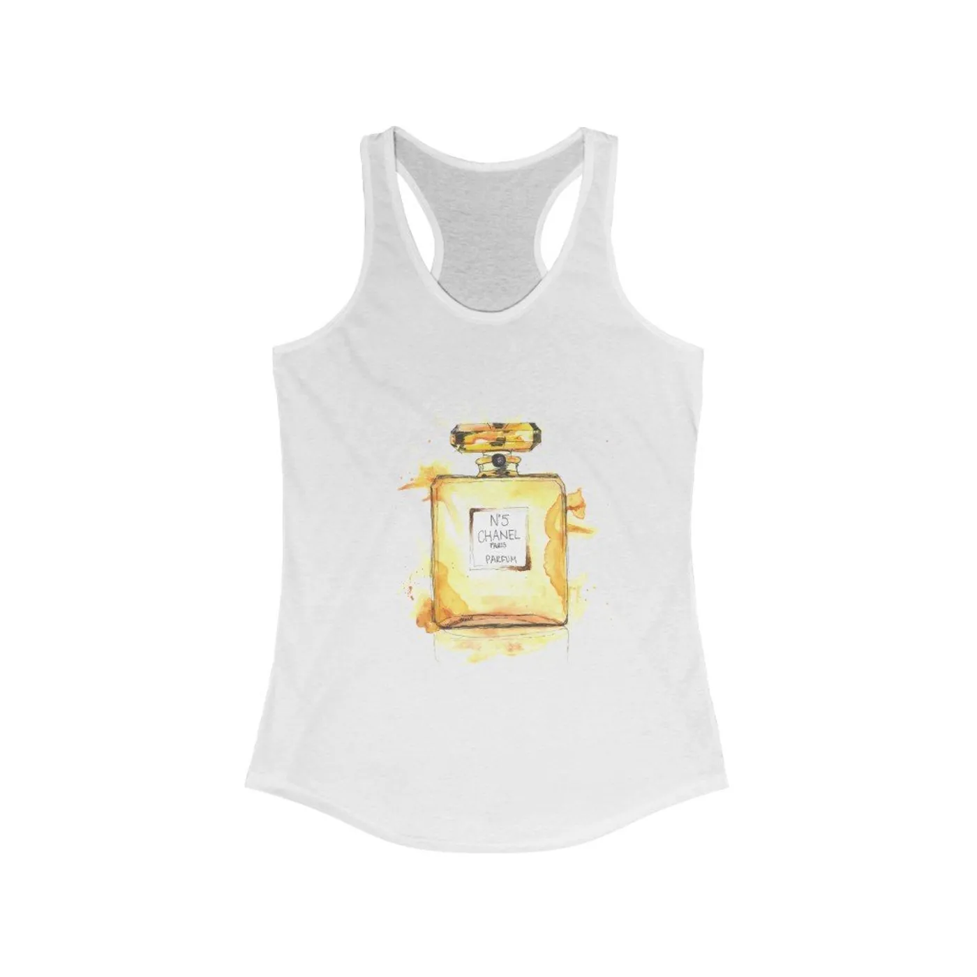 Shitty Princess Women's Ideal Racerback Tank Chanel No. 5