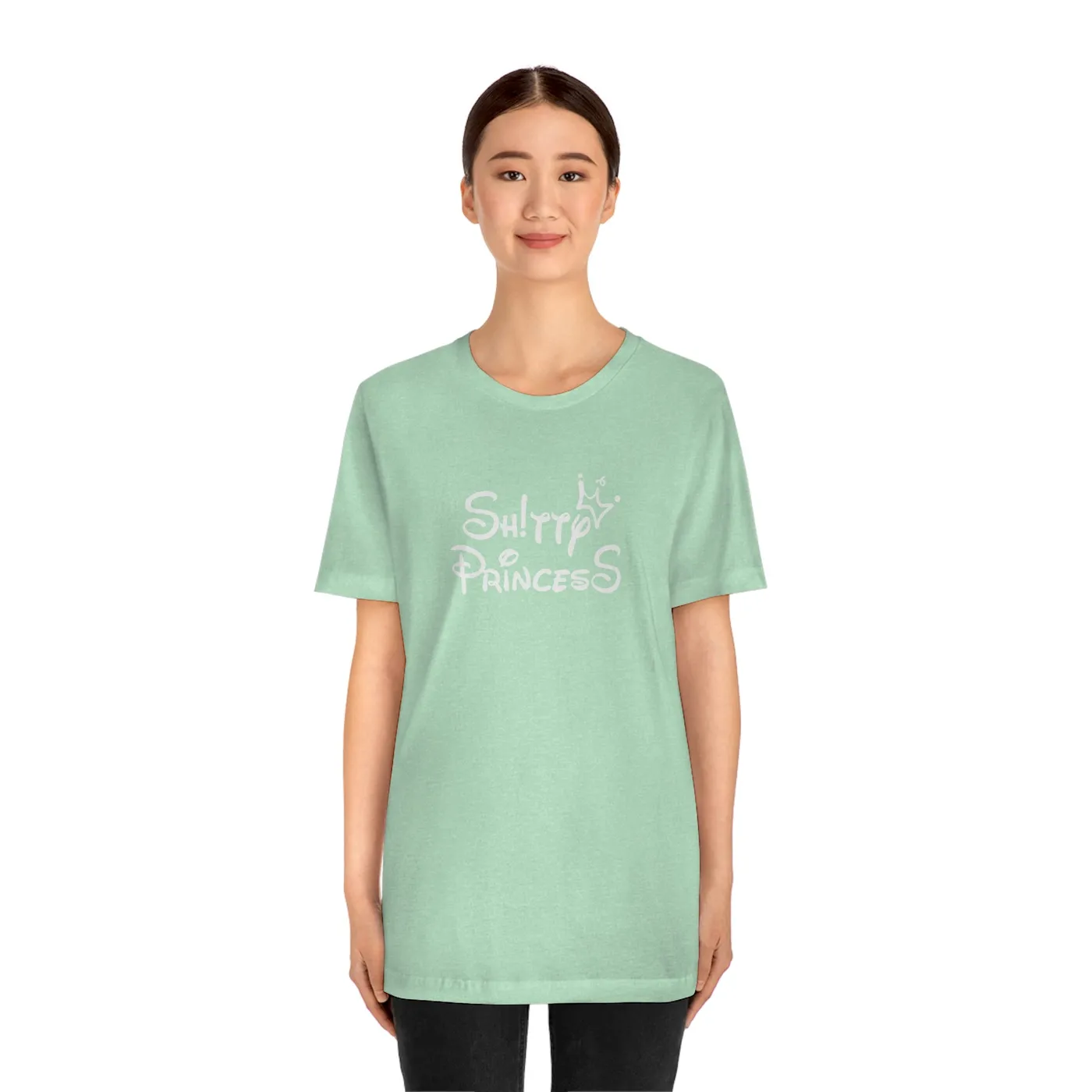 Shitty Princess Mommy & Me Unisex Jersey Short Sleeve Tee