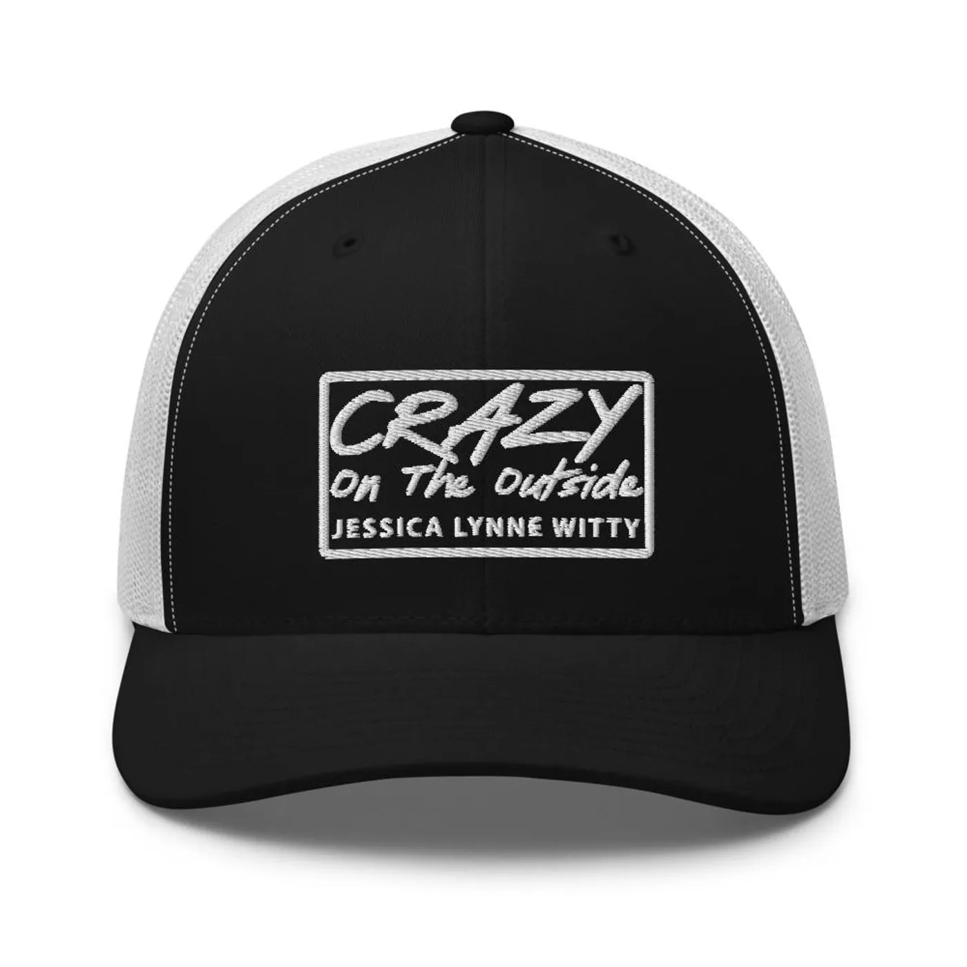 Jessica Lynne Witty Crazy On The Outside Trucker Hat