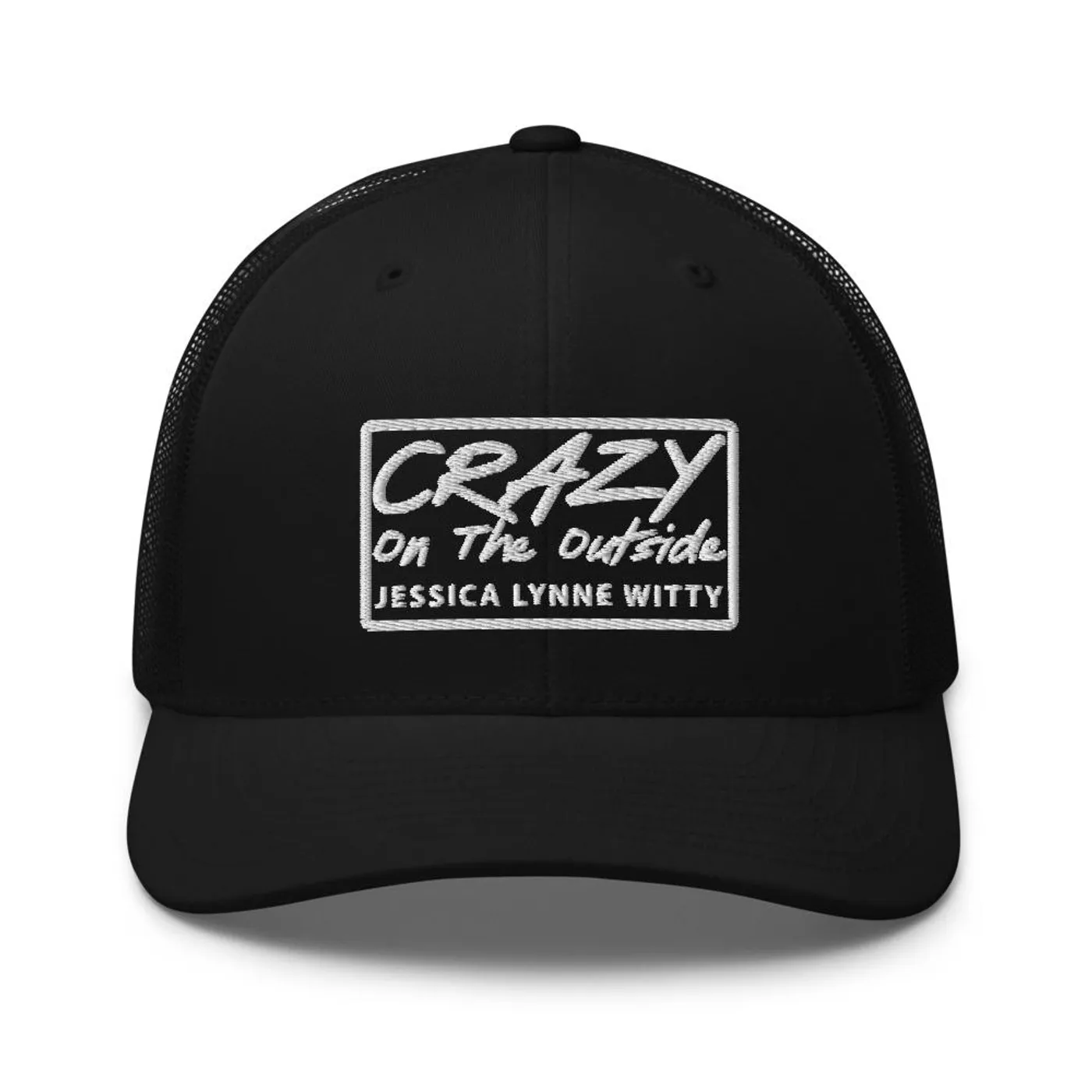 Jessica Lynne Witty Crazy On The Outside Trucker Hat