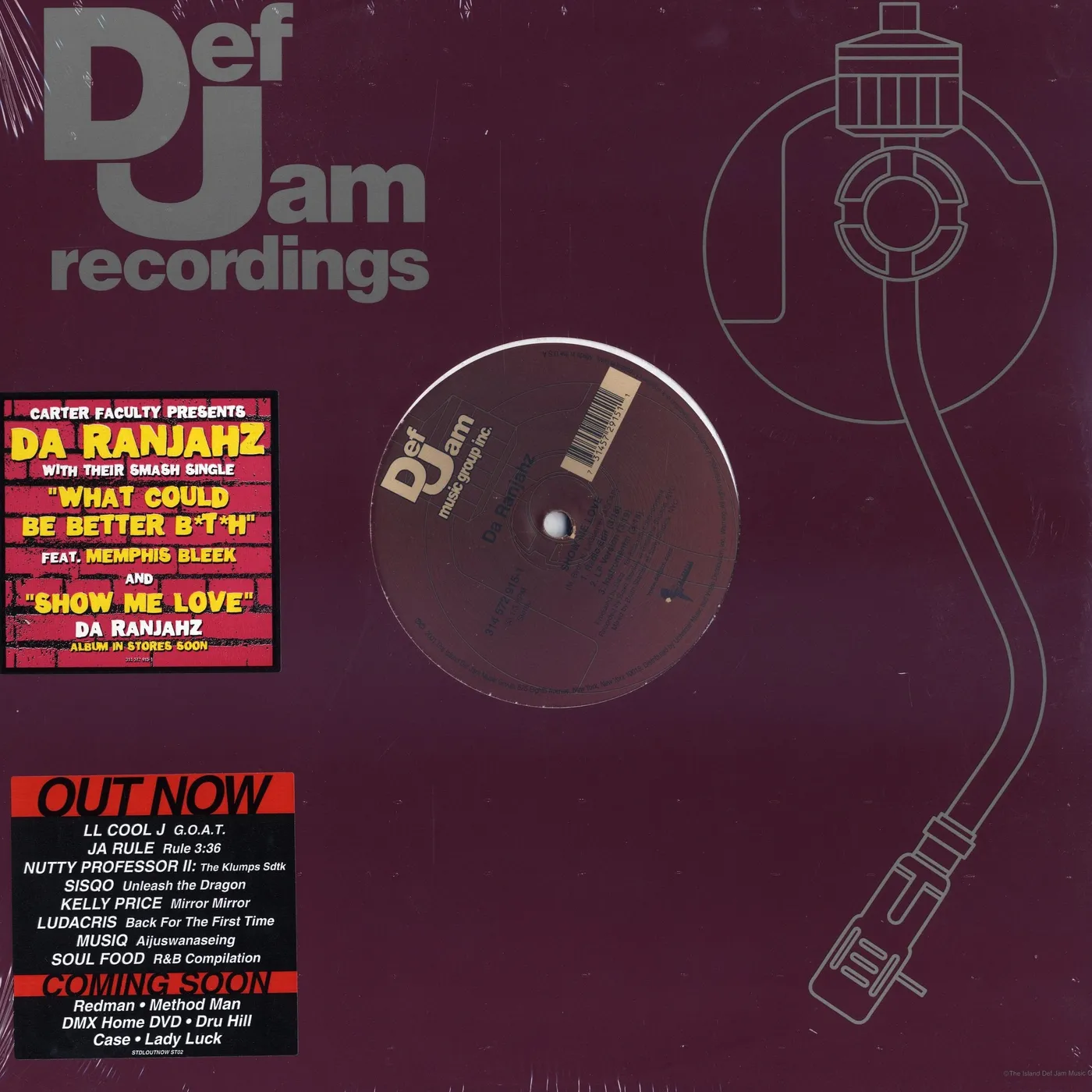 Da Ranjahz - Show Me Love/What Could Be Better B***h (Vinyl)