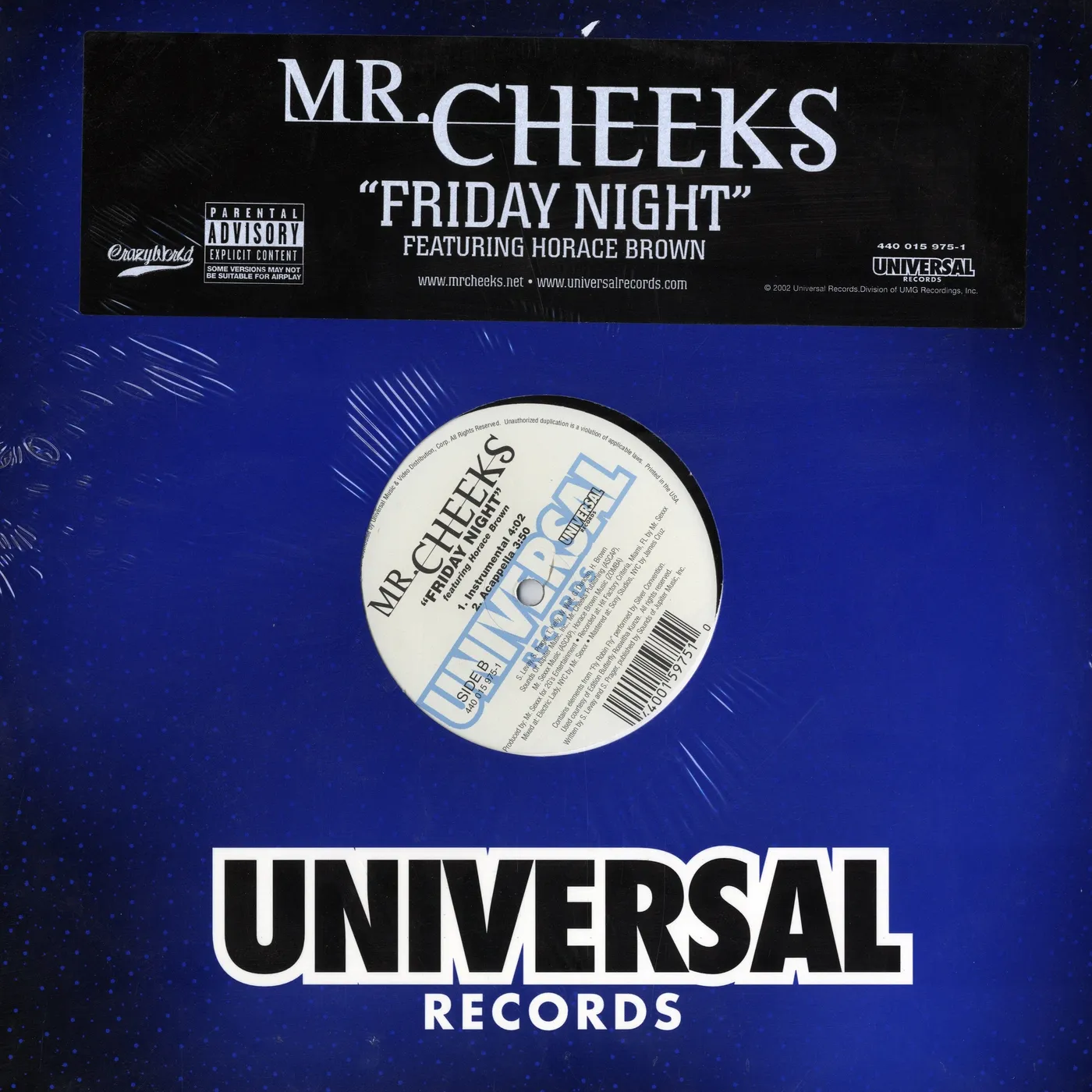 Mr. Cheeks - Friday Night  (Single) (Vinyl)