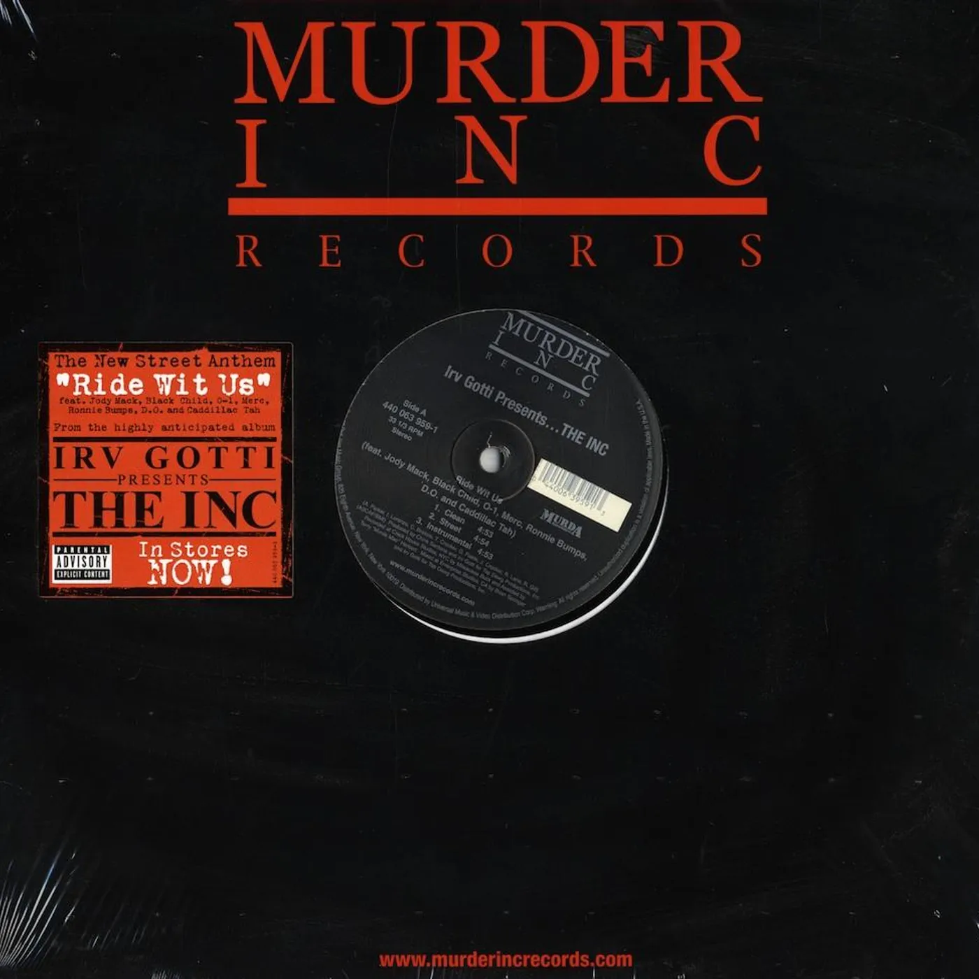 Murder Inc. - Ride Wit Us/1 Hearse 2 Suburbans (Vinyl)