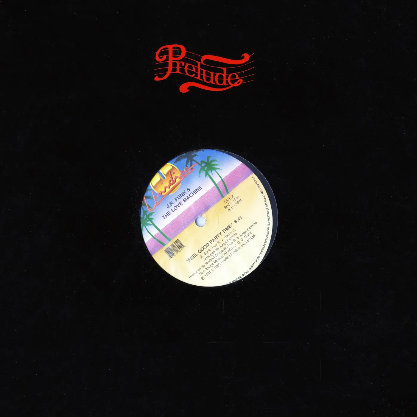 J.R. Funk And The Love Machine J.R. Funk & The Love Machine - Feel Good Party Time/Come and Get It & Good Lovin' (Vinyl)
